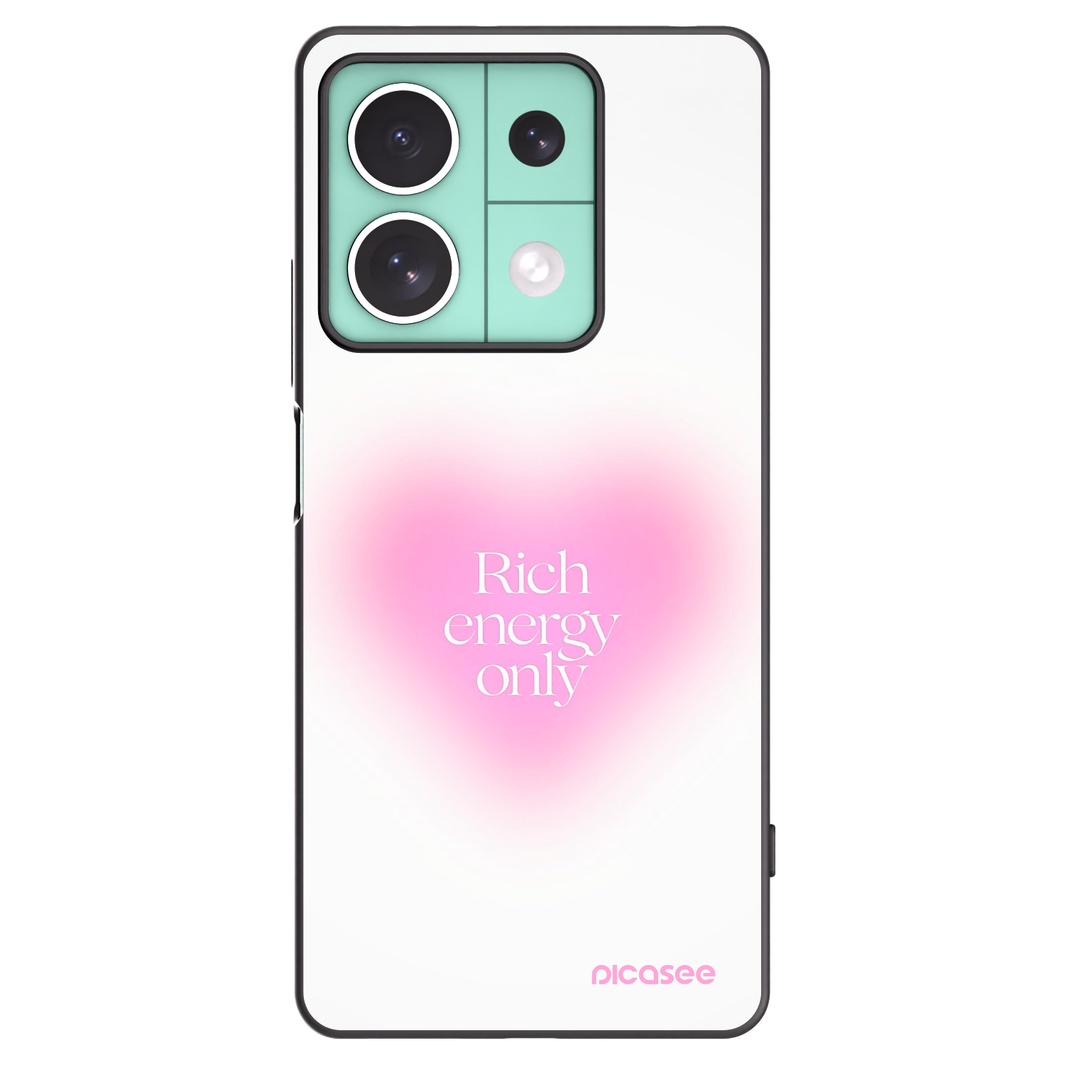 Picasee crna silikonska maskica za Xiaomi Redmi Note 13 5G - Rich Energy