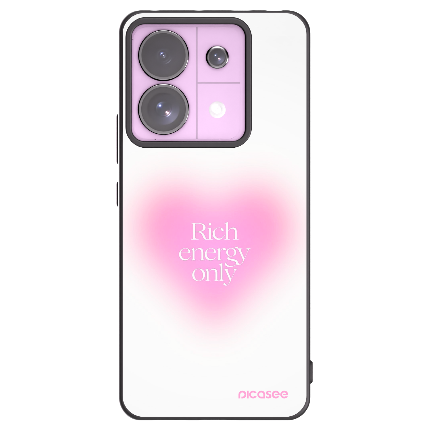 Picasee crna silikonska maskica za Xiaomi Redmi Note 13 Pro 5G - Rich Energy