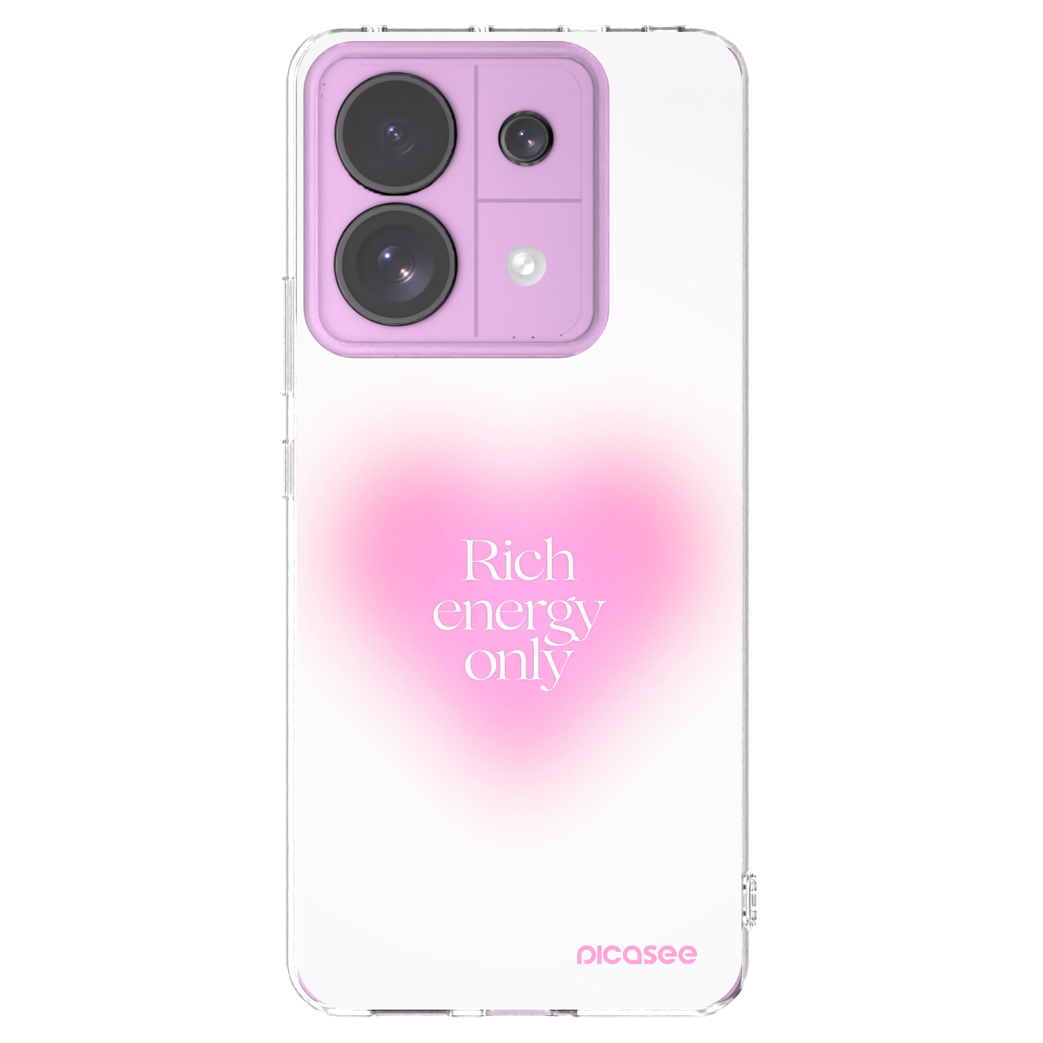 Picasee silikonska prozirna maskica za Xiaomi Redmi Note 13 Pro 5G - Rich Energy