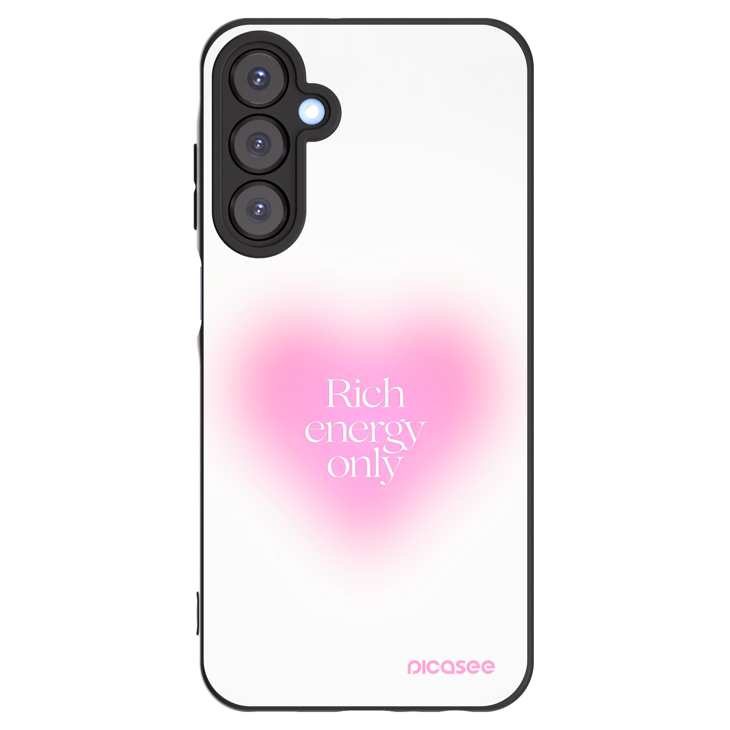 Picasee crna silikonska maskica za Samsung Galaxy A25 A256B 5G - Rich Energy