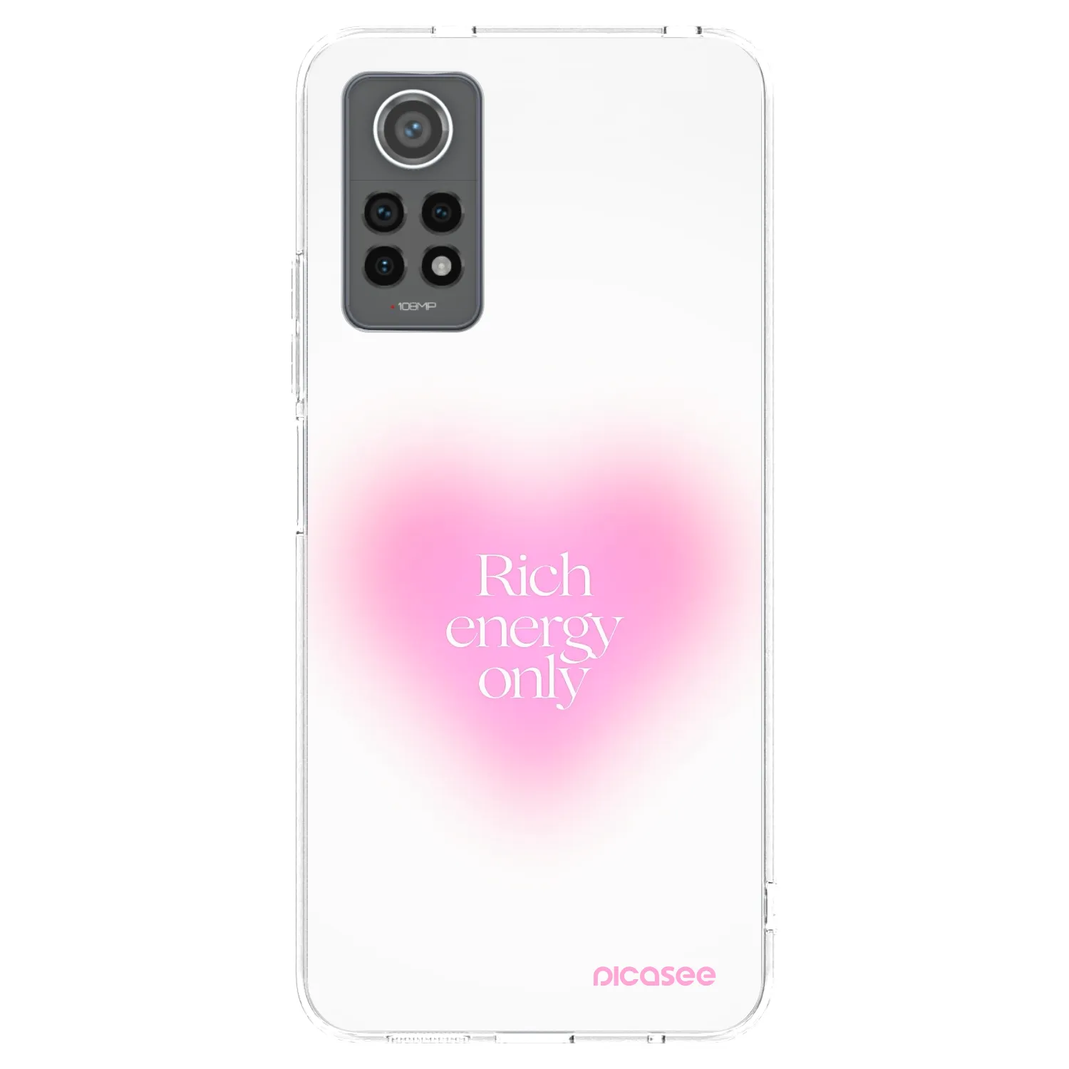 Picasee silikonska prozirna maskica za Xiaomi Redmi Note 12 Pro 4G - Rich Energy