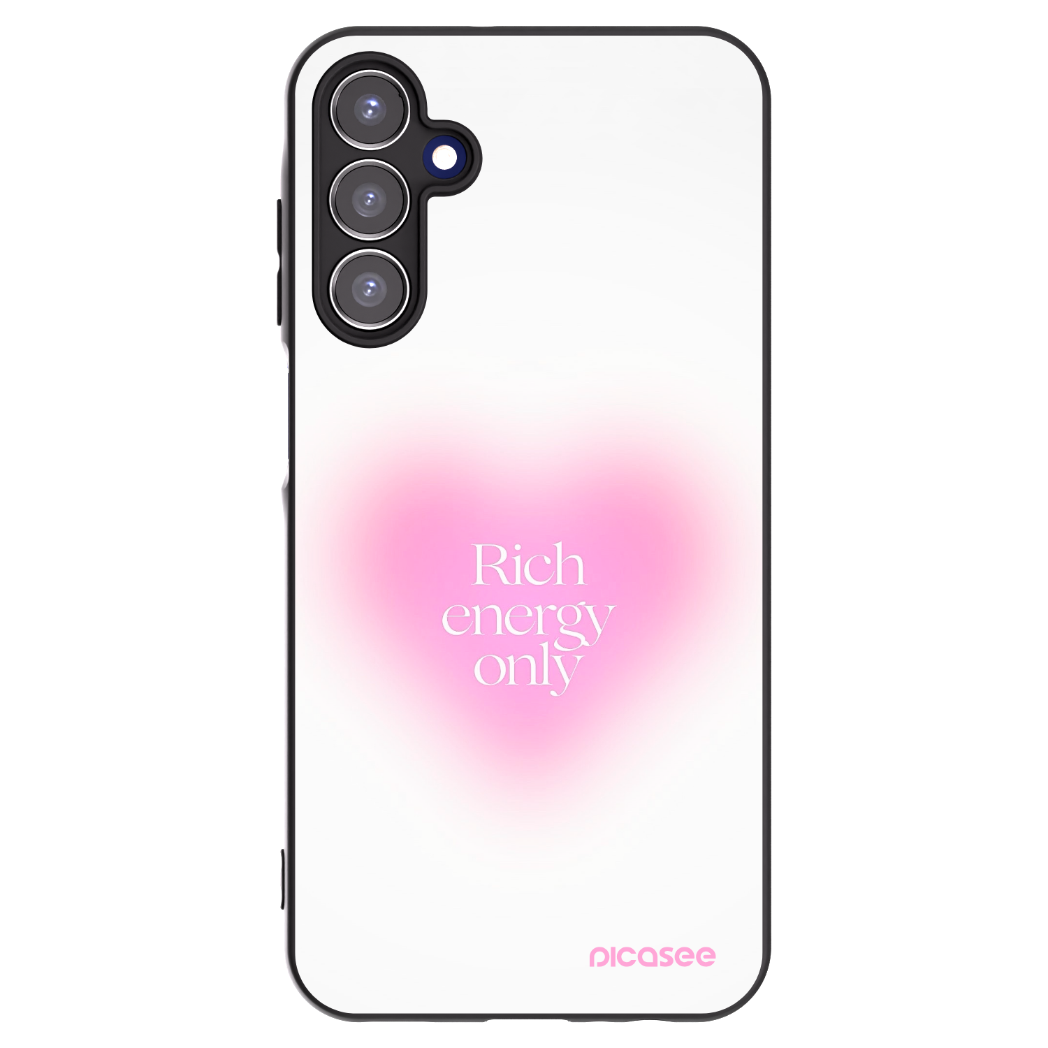 Picasee crna silikonska maskica za Samsung Galaxy A15 A155F 4G - Rich Energy