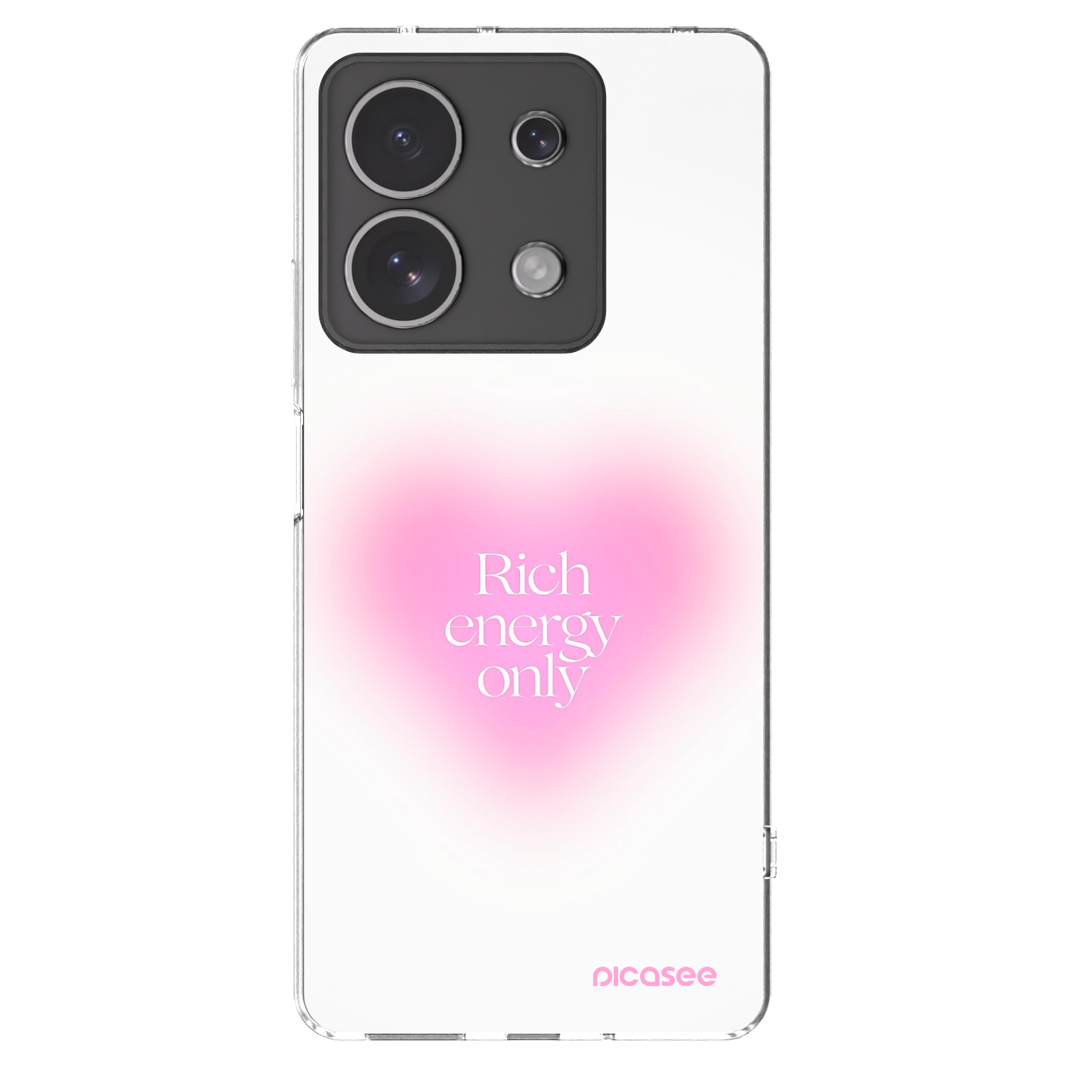 Picasee silikonska prozirna maskica za Xiaomi Redmi Note 13 4G - Rich Energy