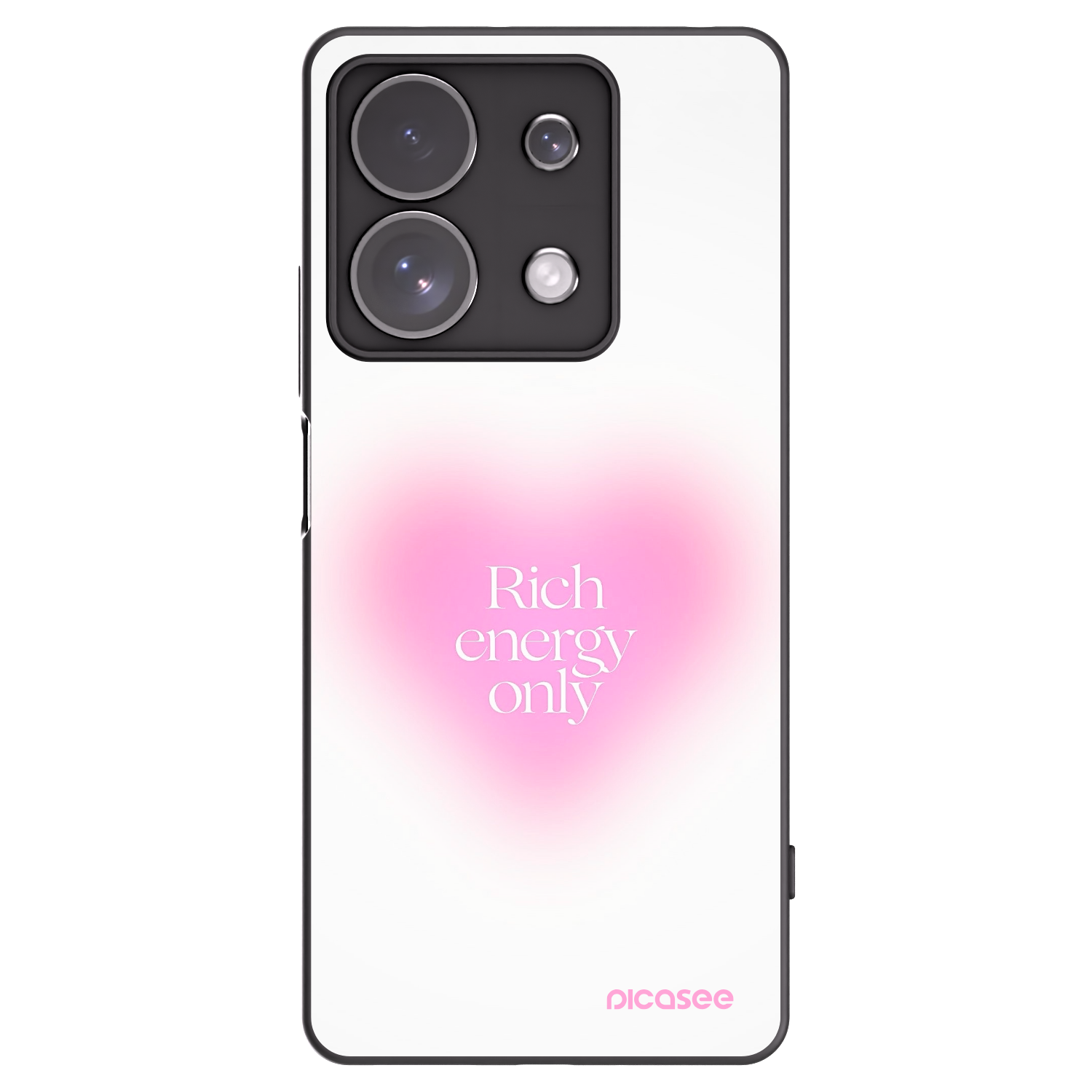 Picasee crna silikonska maskica za Xiaomi Redmi Note 13 Pro 4G - Rich Energy