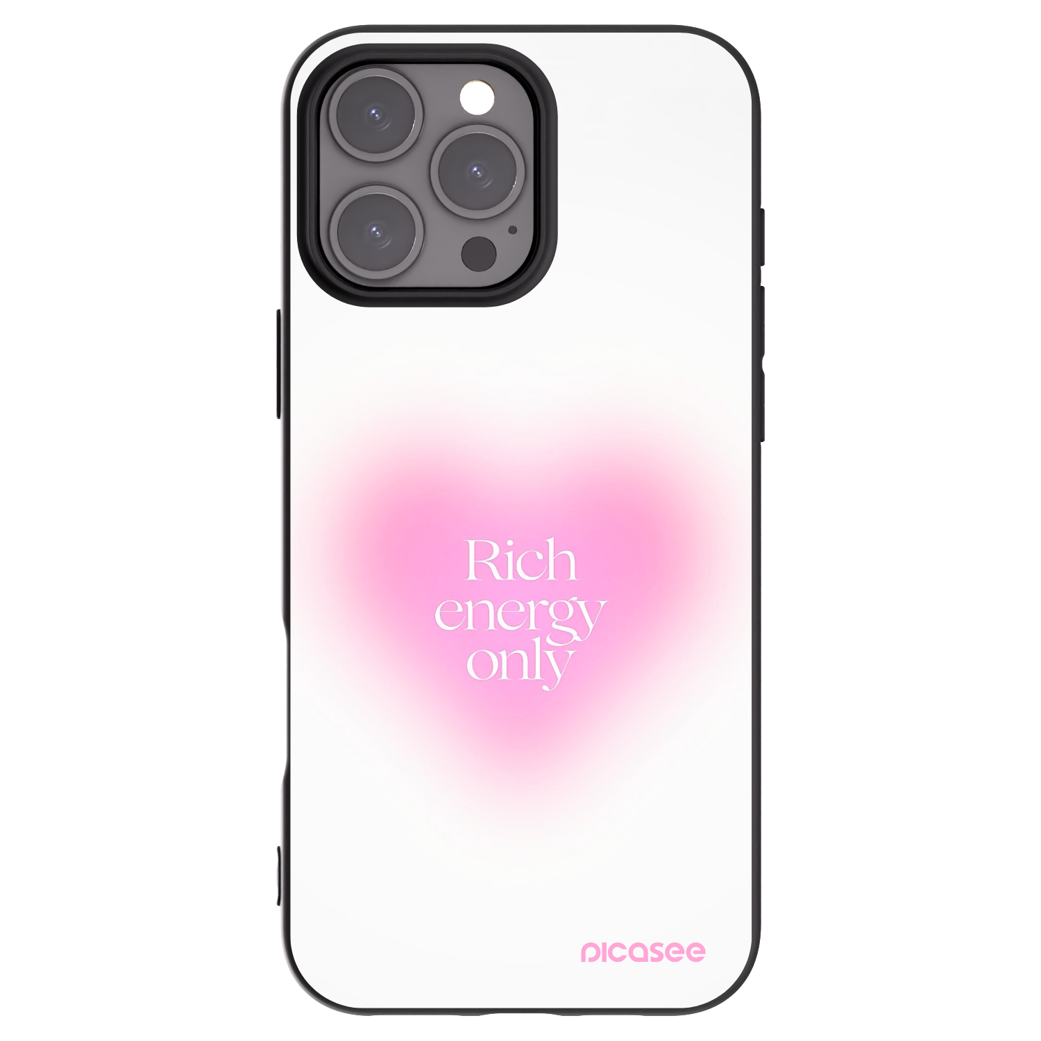 Picasee crna silikonska maskica za Apple iPhone 16 Pro Max - Rich Energy