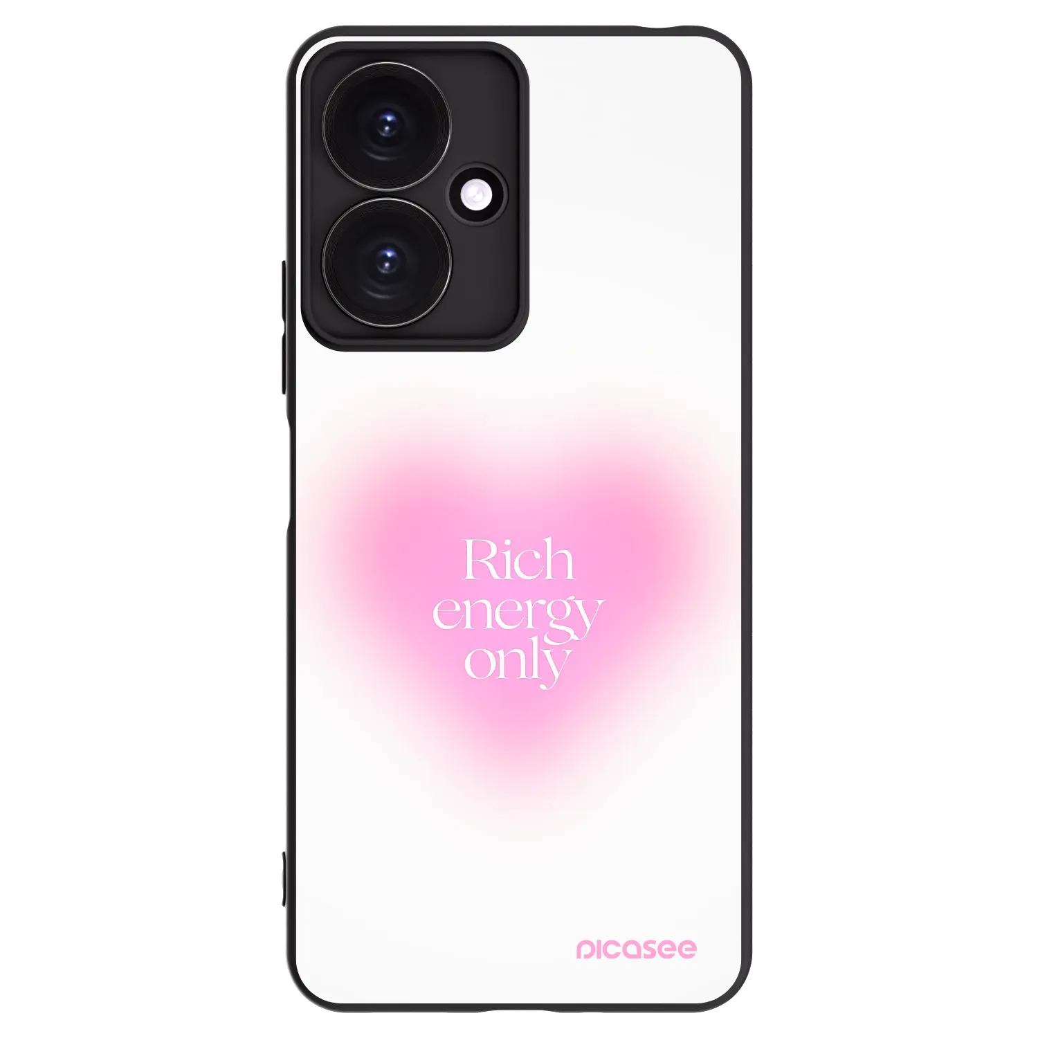 Picasee crna silikonska maskica za Xiaomi Redmi 13C 5G - Rich Energy