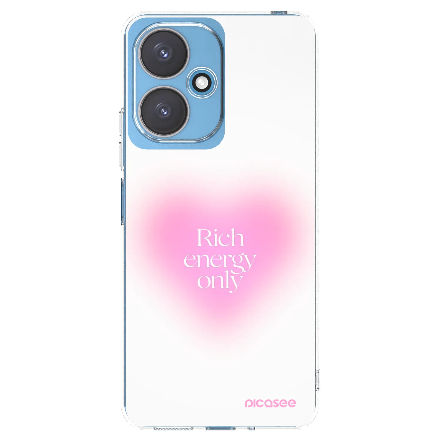 Picasee silikonska prozirna maskica za Xiaomi Redmi 13C 5G - Rich Energy