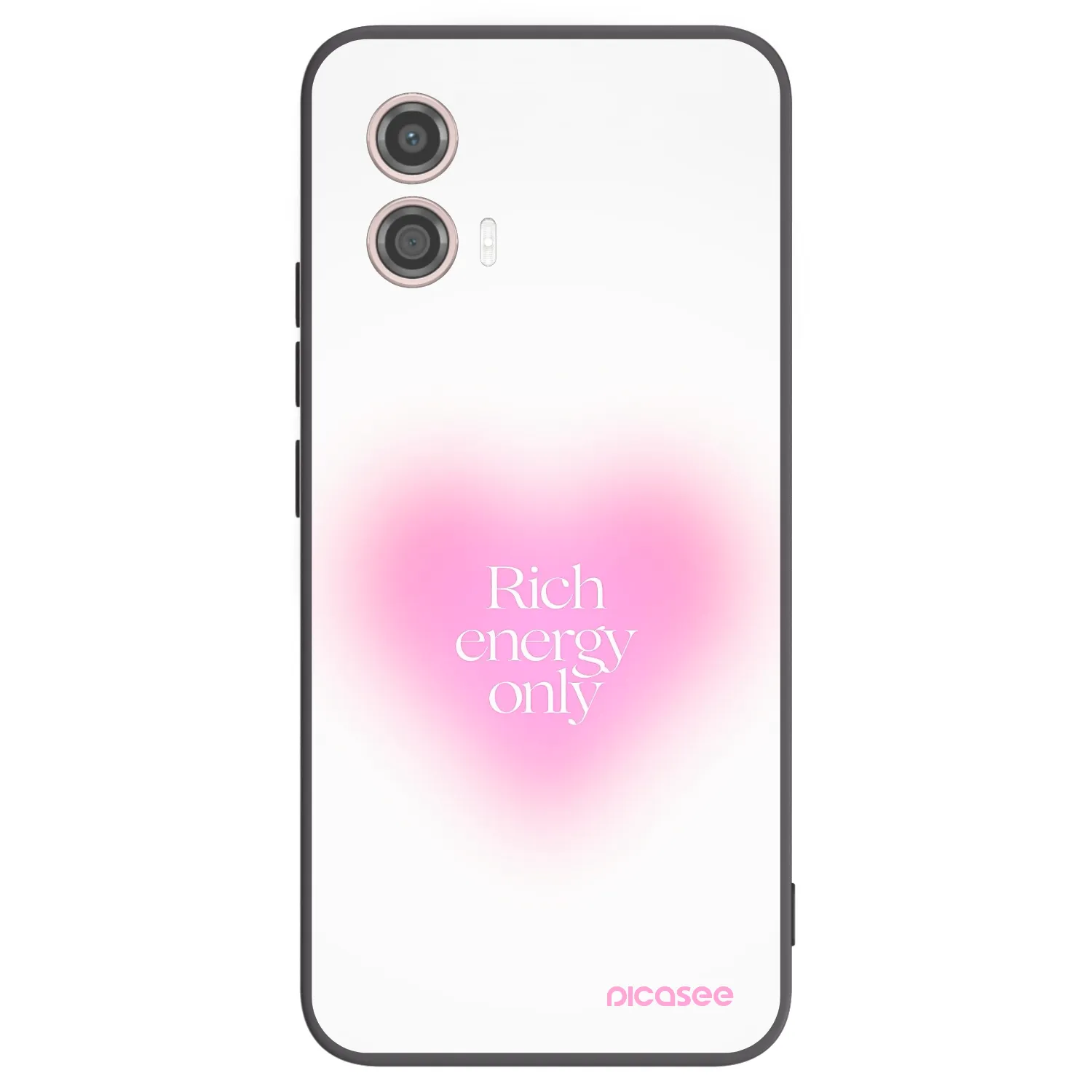 Picasee crna silikonska maskica za Motorola Moto G53 5G - Rich Energy