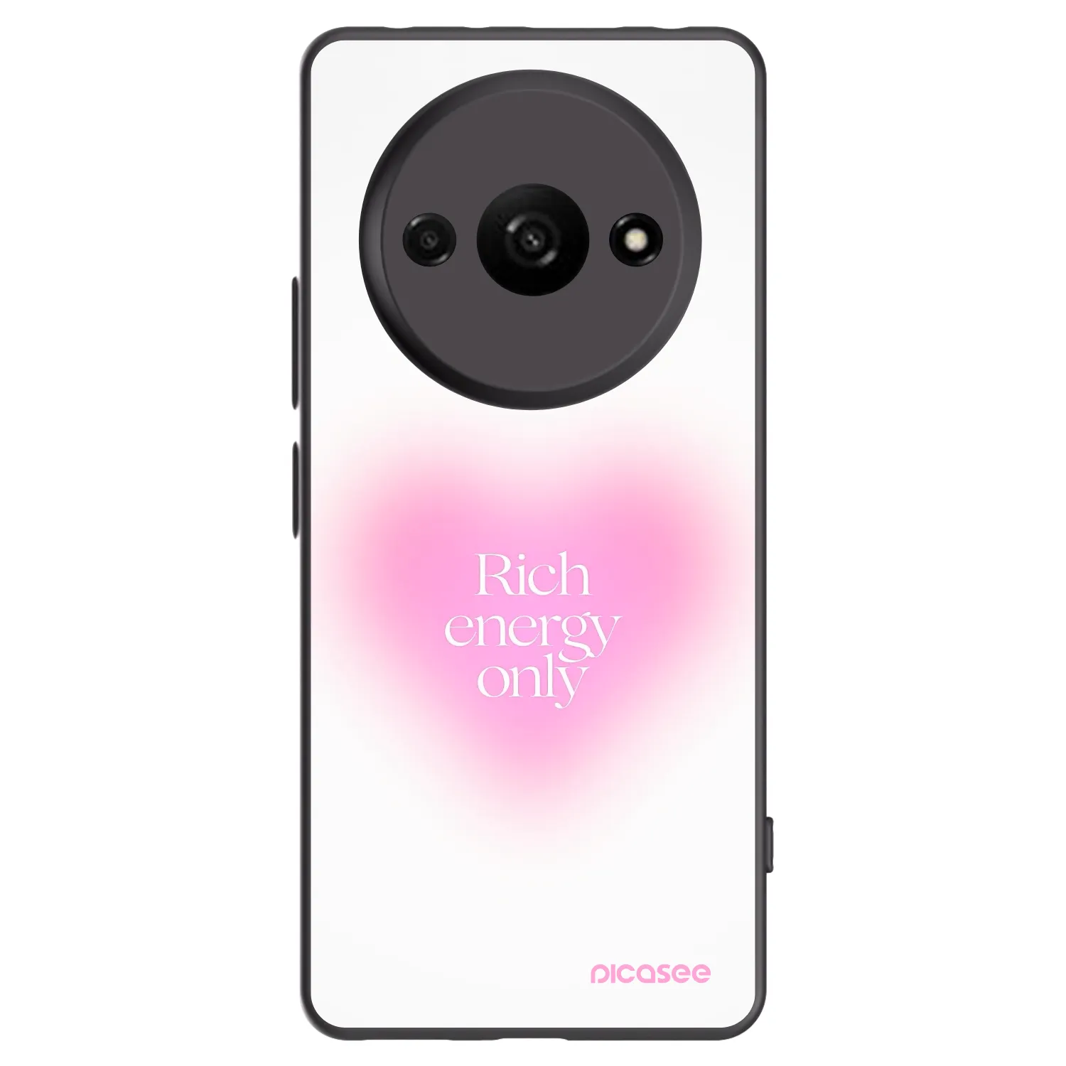 Picasee crna silikonska maskica za Xiaomi Redmi A3 - Rich Energy
