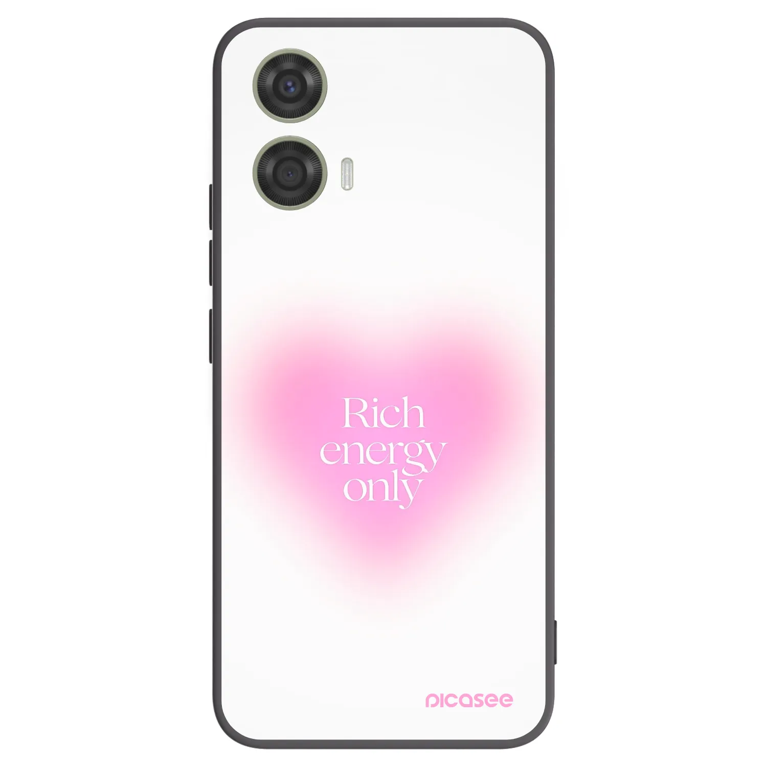 Picasee crna silikonska maskica za Motorola Moto G24 - Rich Energy