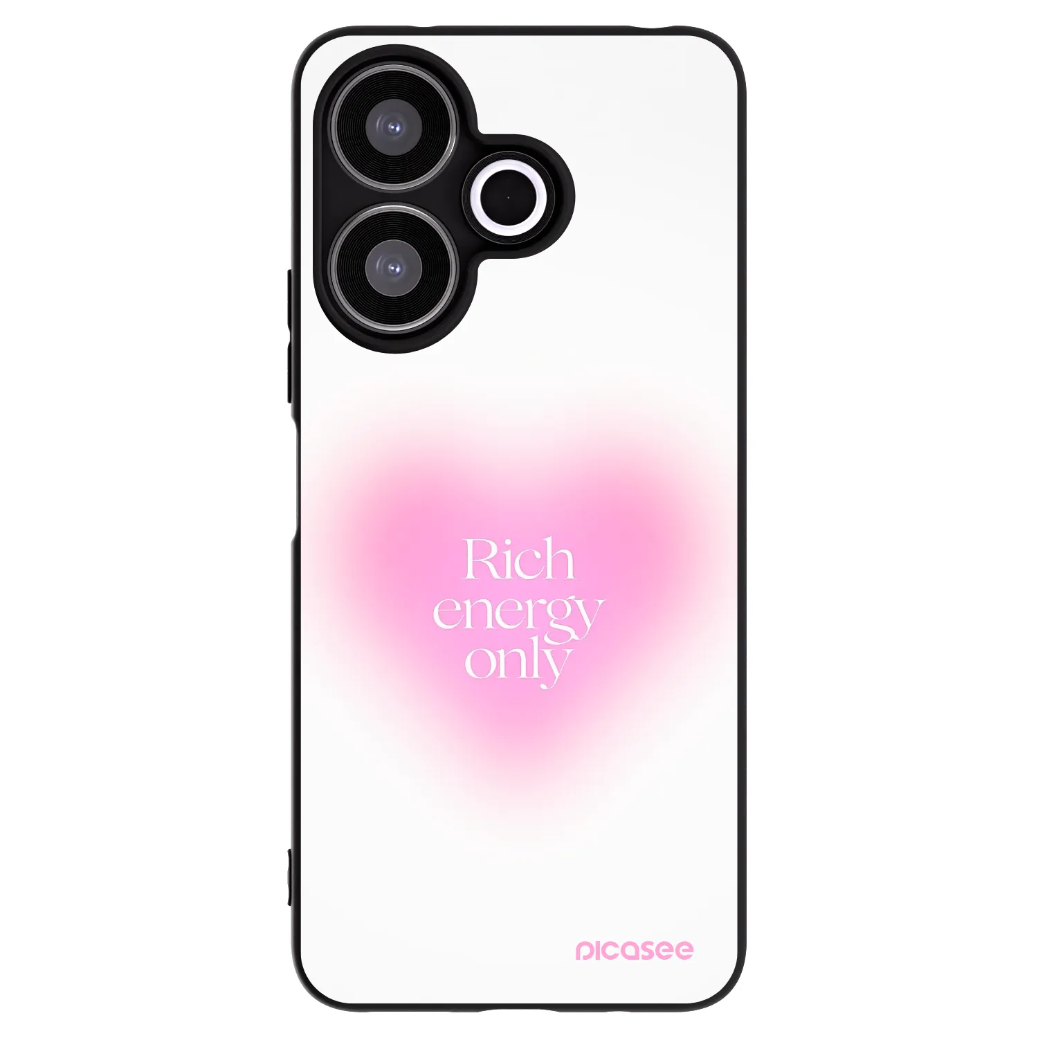 Picasee crna silikonska maskica za Xiaomi Redmi 13 4G - Rich Energy