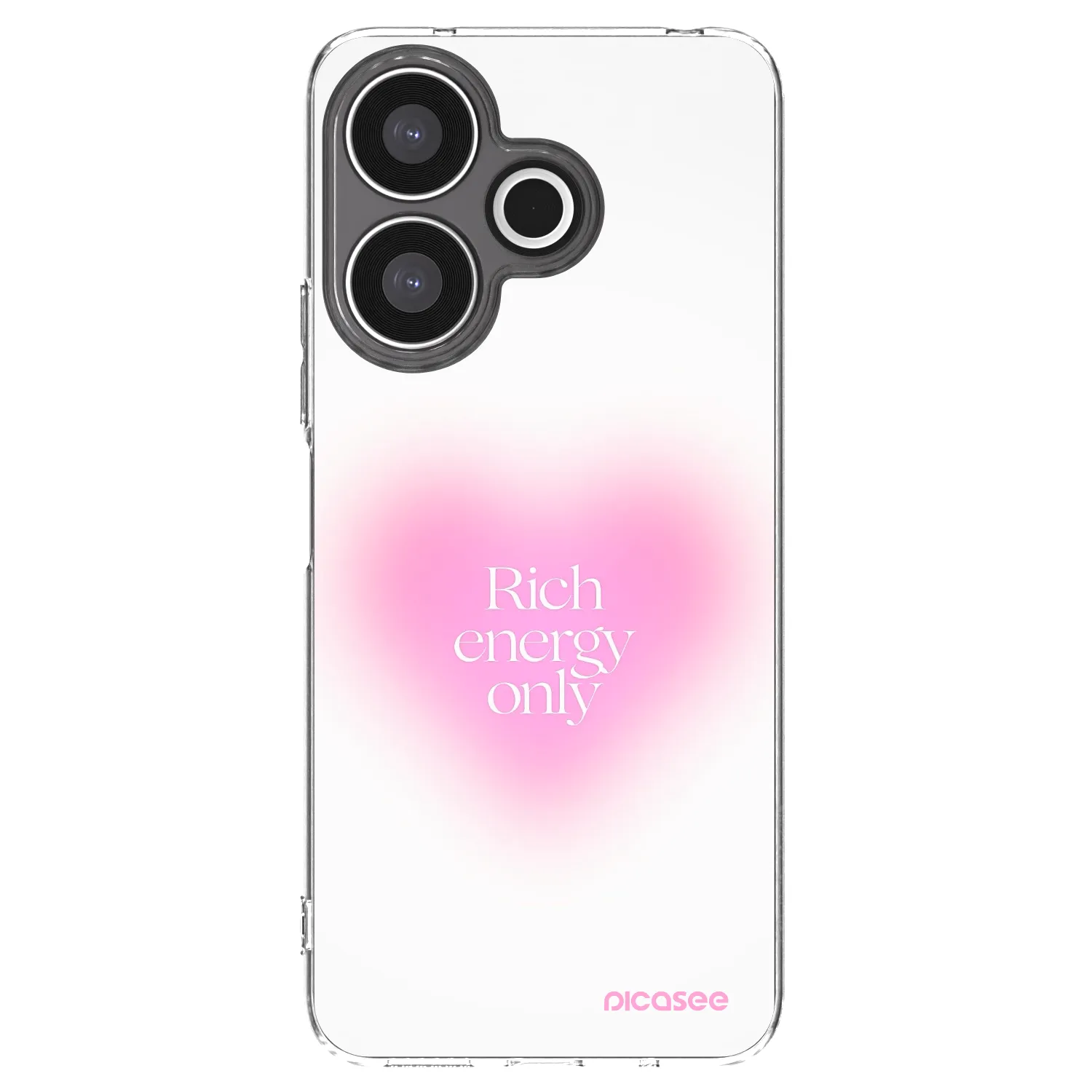 Picasee silikonska prozirna maskica za Xiaomi Redmi 13 4G - Rich Energy