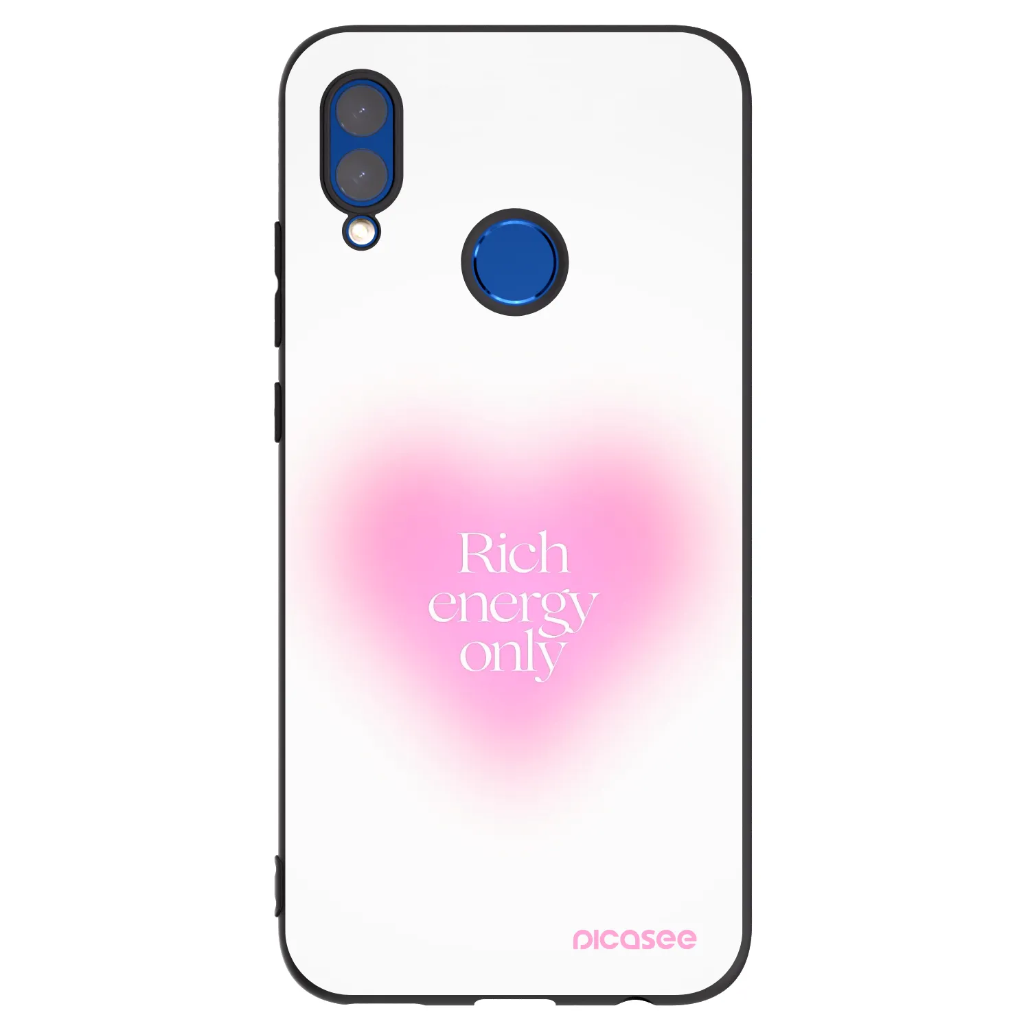 Picasee crna silikonska maskica za Honor 10 Lite - Rich Energy