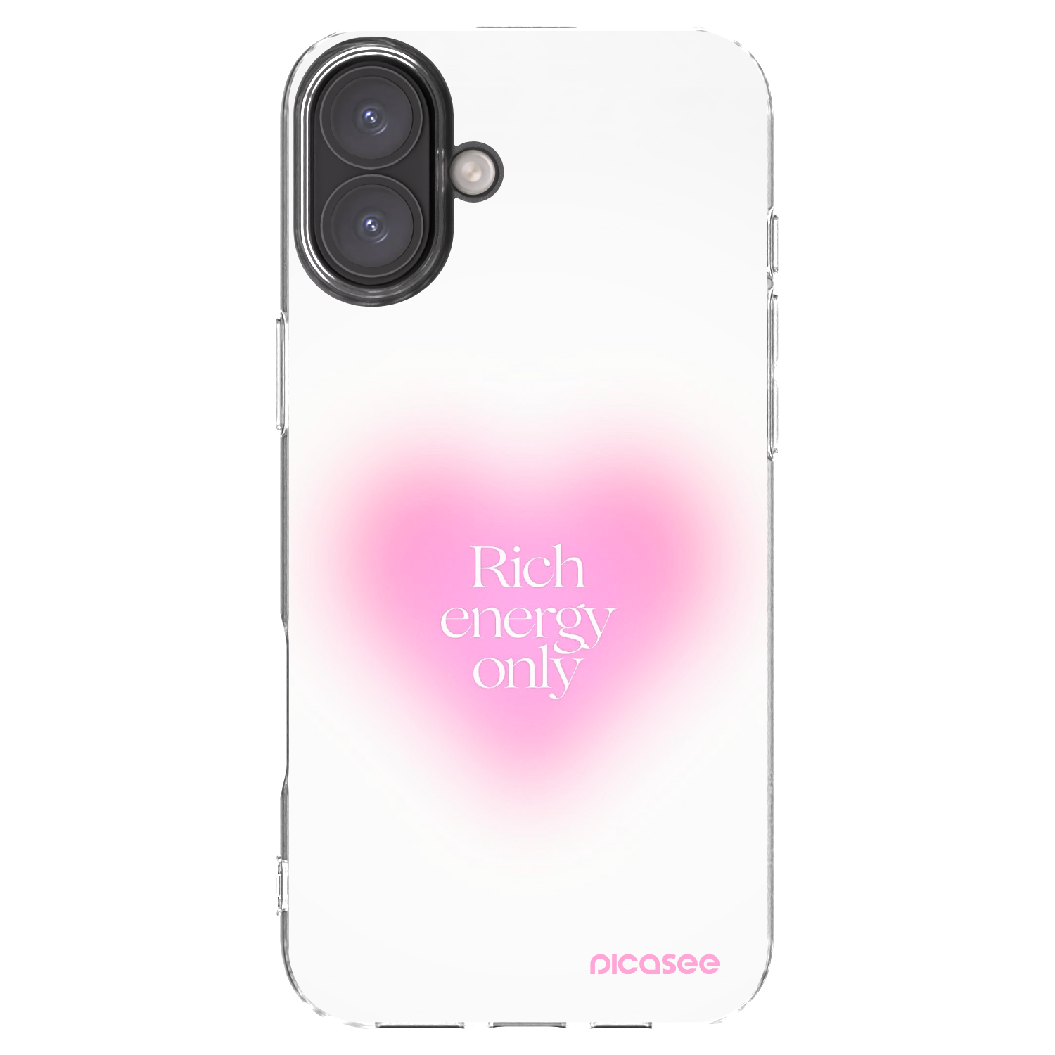 Picasee silikonska prozirna maskica za Apple iPhone 16 Plus - Rich Energy