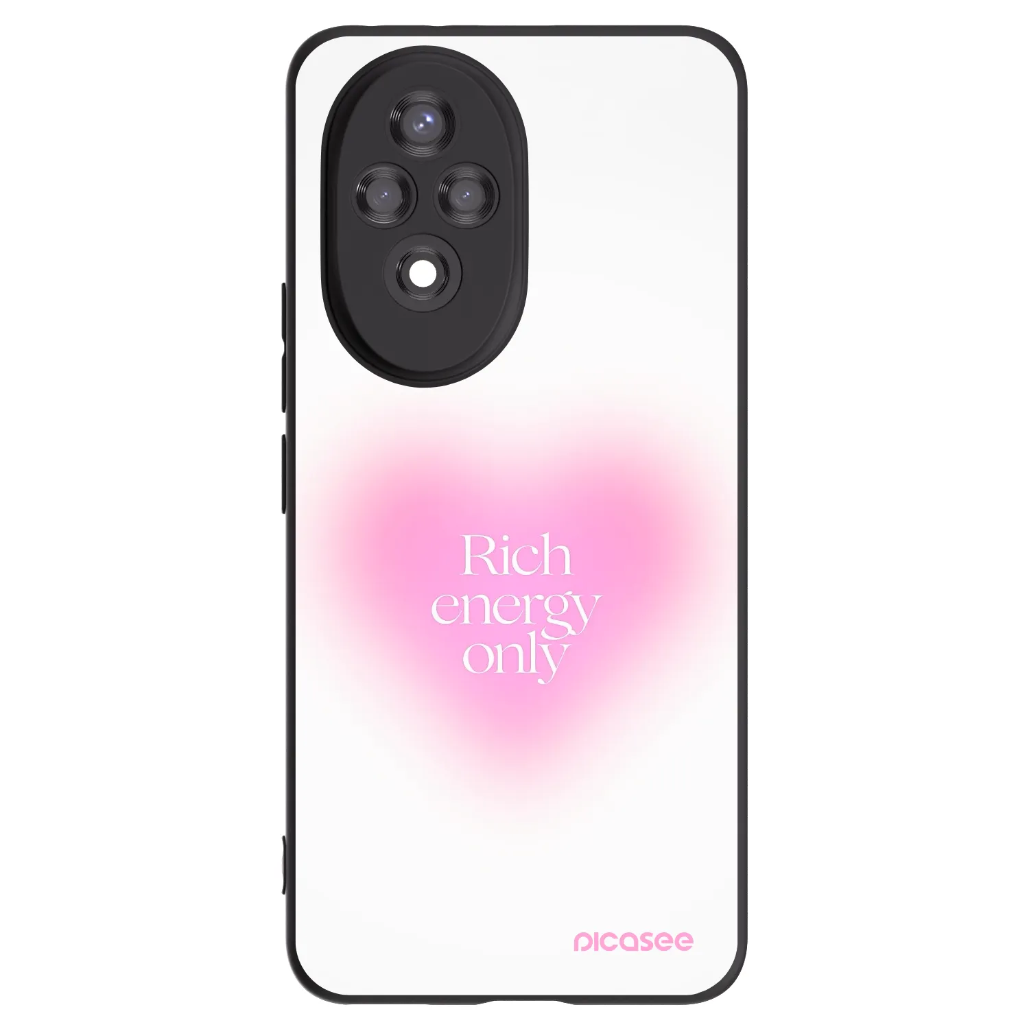 Picasee crna silikonska maskica za Honor 200 5G - Rich Energy