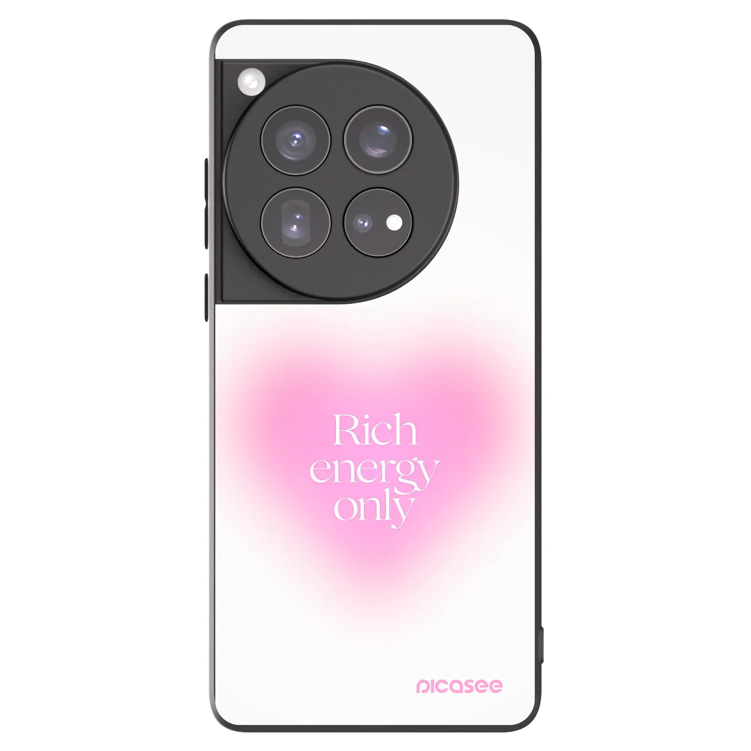 Picasee crna silikonska maskica za OnePlus 12 5G - Rich Energy