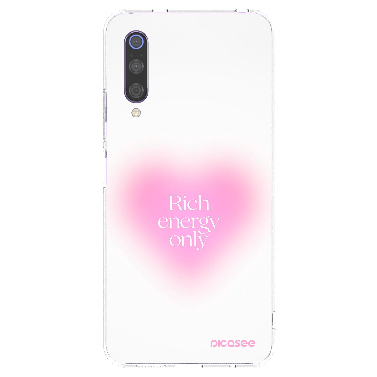 Picasee silikonska prozirna maskica za Xiaomi Mi 9 - Rich Energy