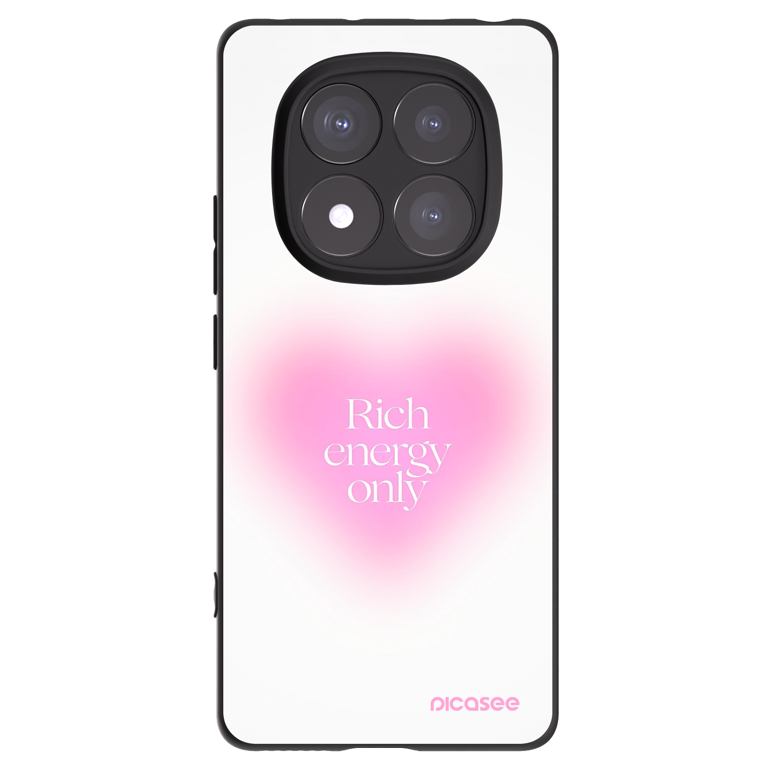 Picasee crna silikonska maskica za Xiaomi Redmi Note 14 Pro 5G - Rich Energy
