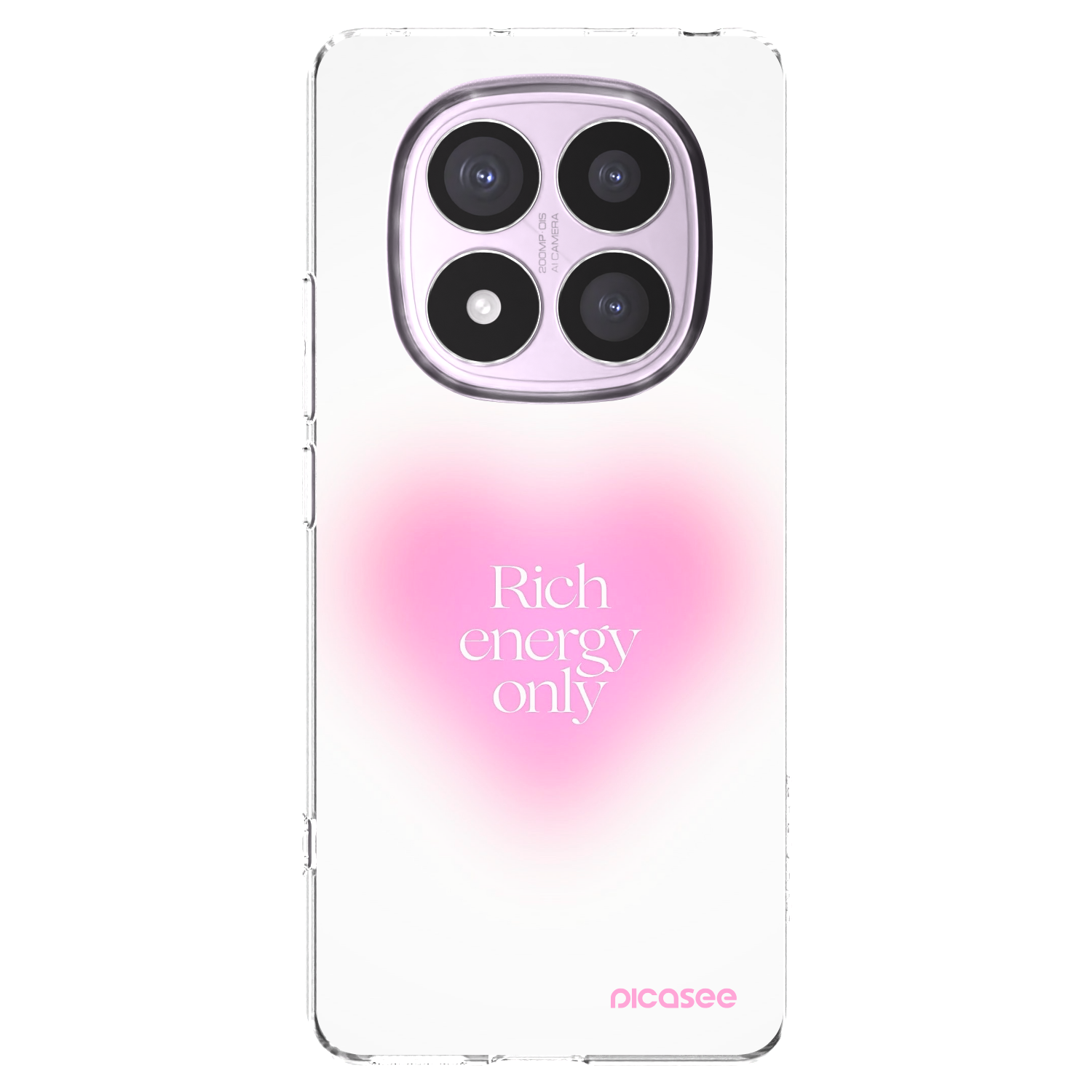 Picasee silikonska prozirna maskica za Xiaomi Redmi Note 14 Pro 5G - Rich Energy