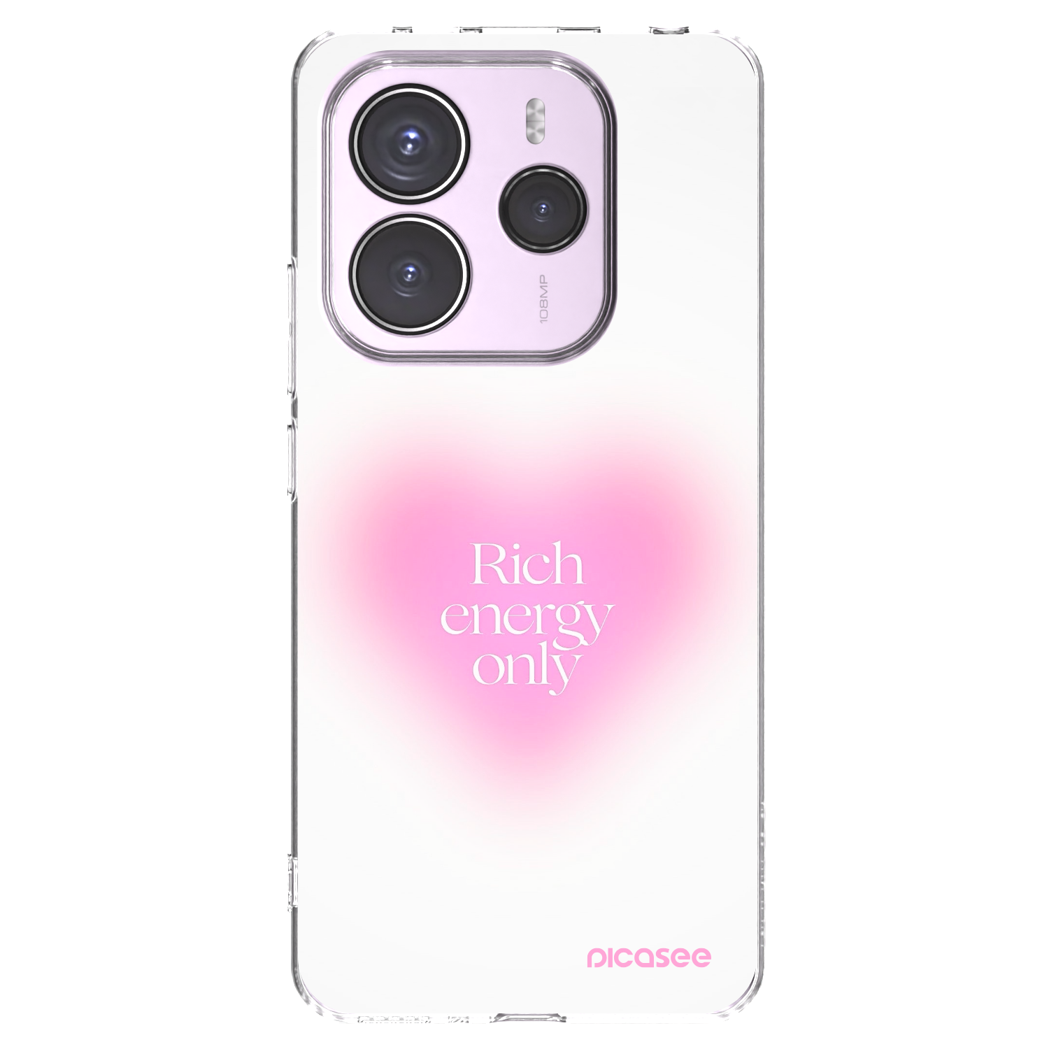 Picasee silikonska prozirna maskica za Xiaomi Redmi Note 14 5G - Rich Energy