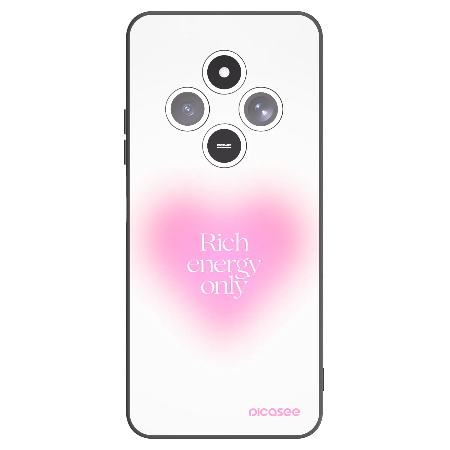 Picasee crna silikonska maskica za Xiaomi Redmi 14C - Rich Energy