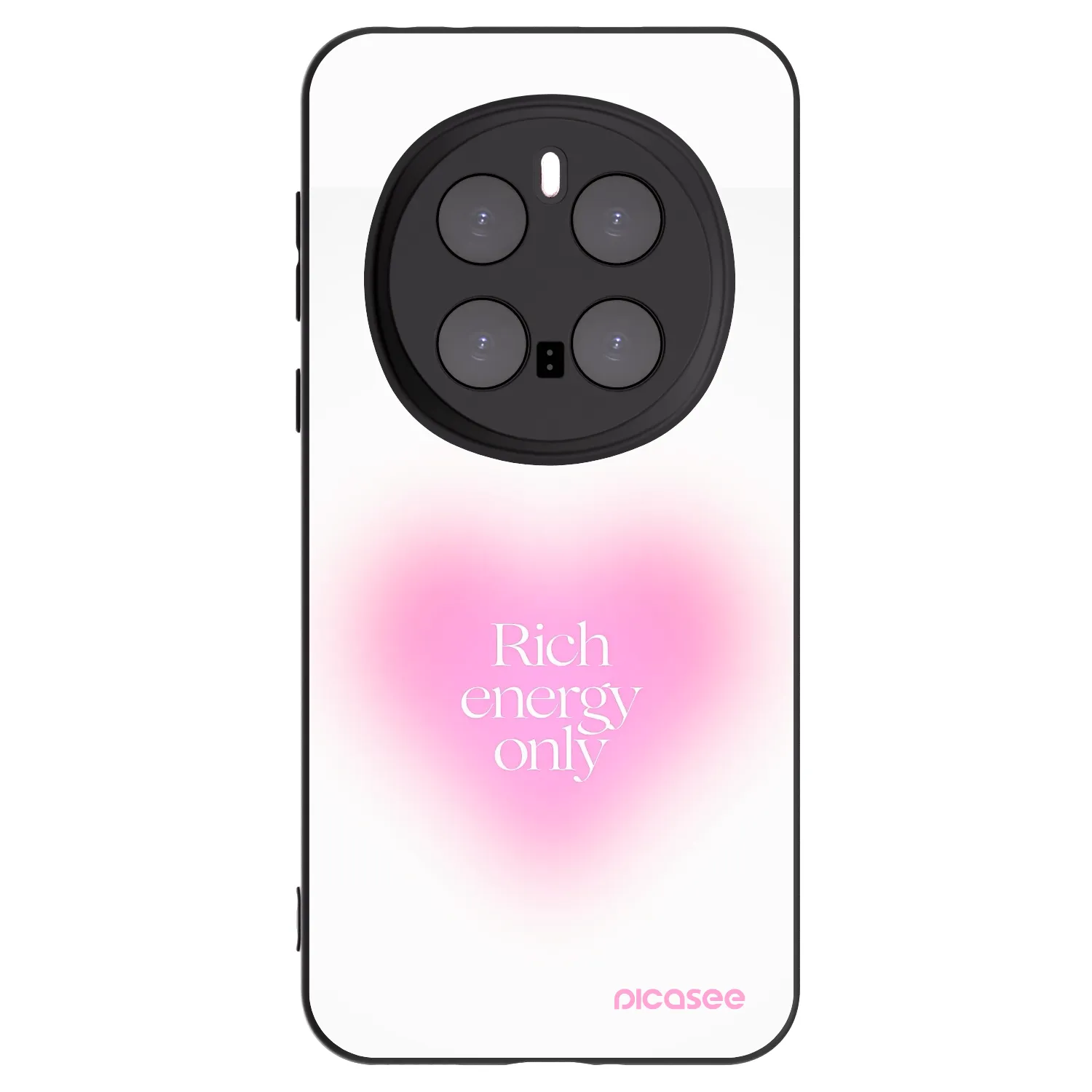 Picasee crna silikonska maskica za Honor Magic7 Pro 5G - Rich Energy