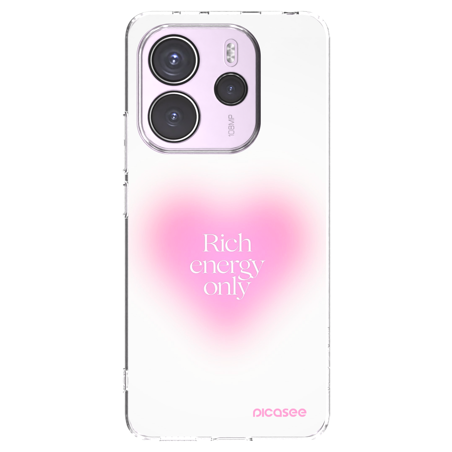 Picasee silikonska prozirna maskica za Xiaomi Redmi Note 14 4G - Rich Energy