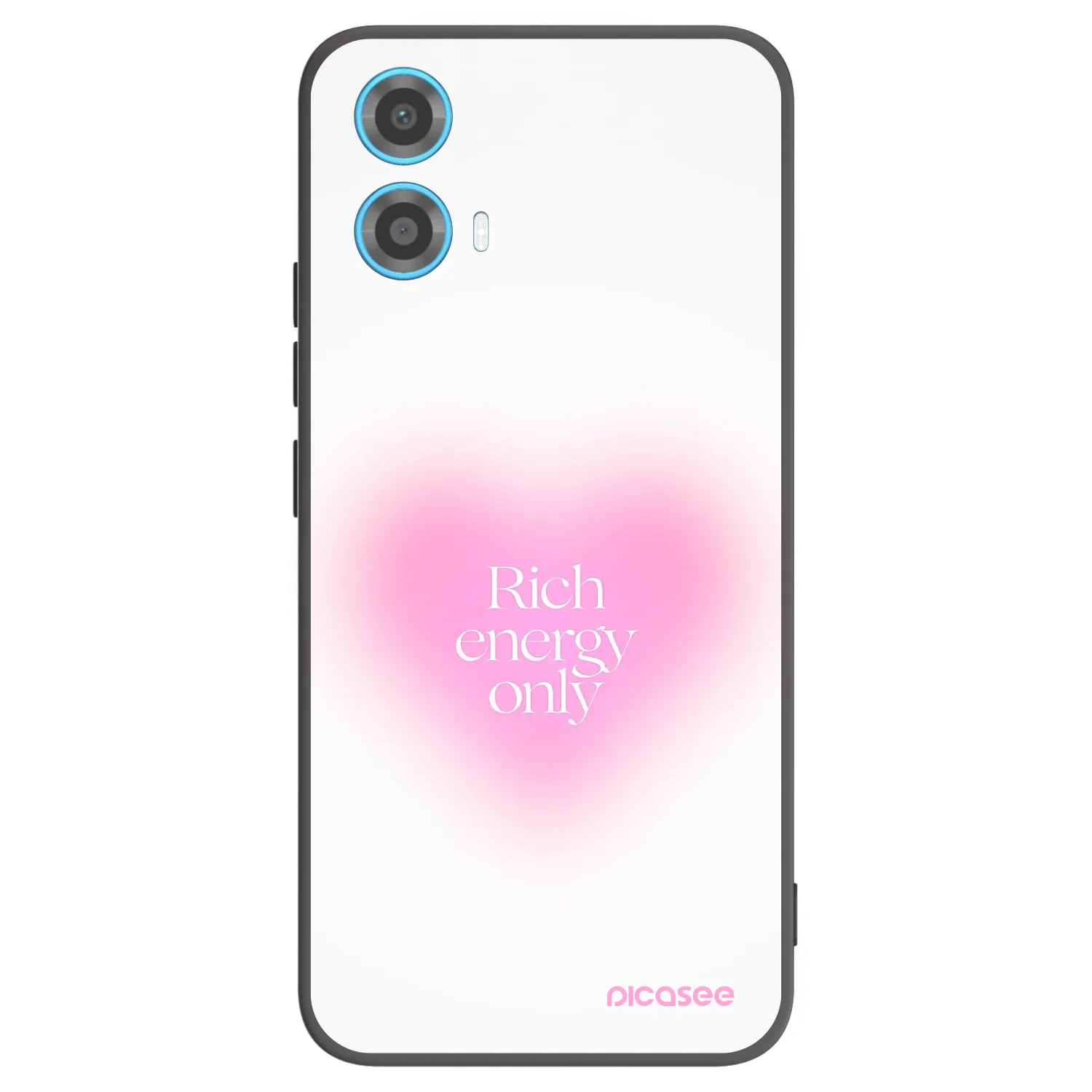 Picasee crna silikonska maskica za Motorola Moto G34 5G - Rich Energy