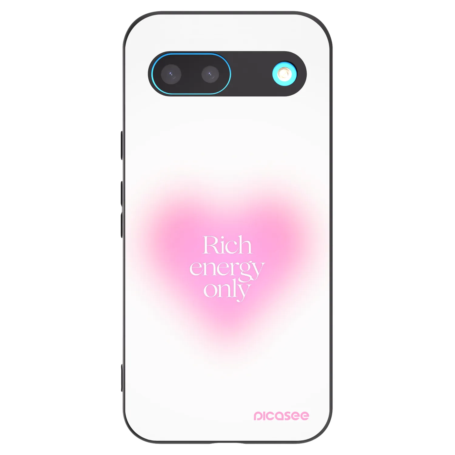 Picasee crna silikonska maskica za Google Pixel 8 - Rich Energy