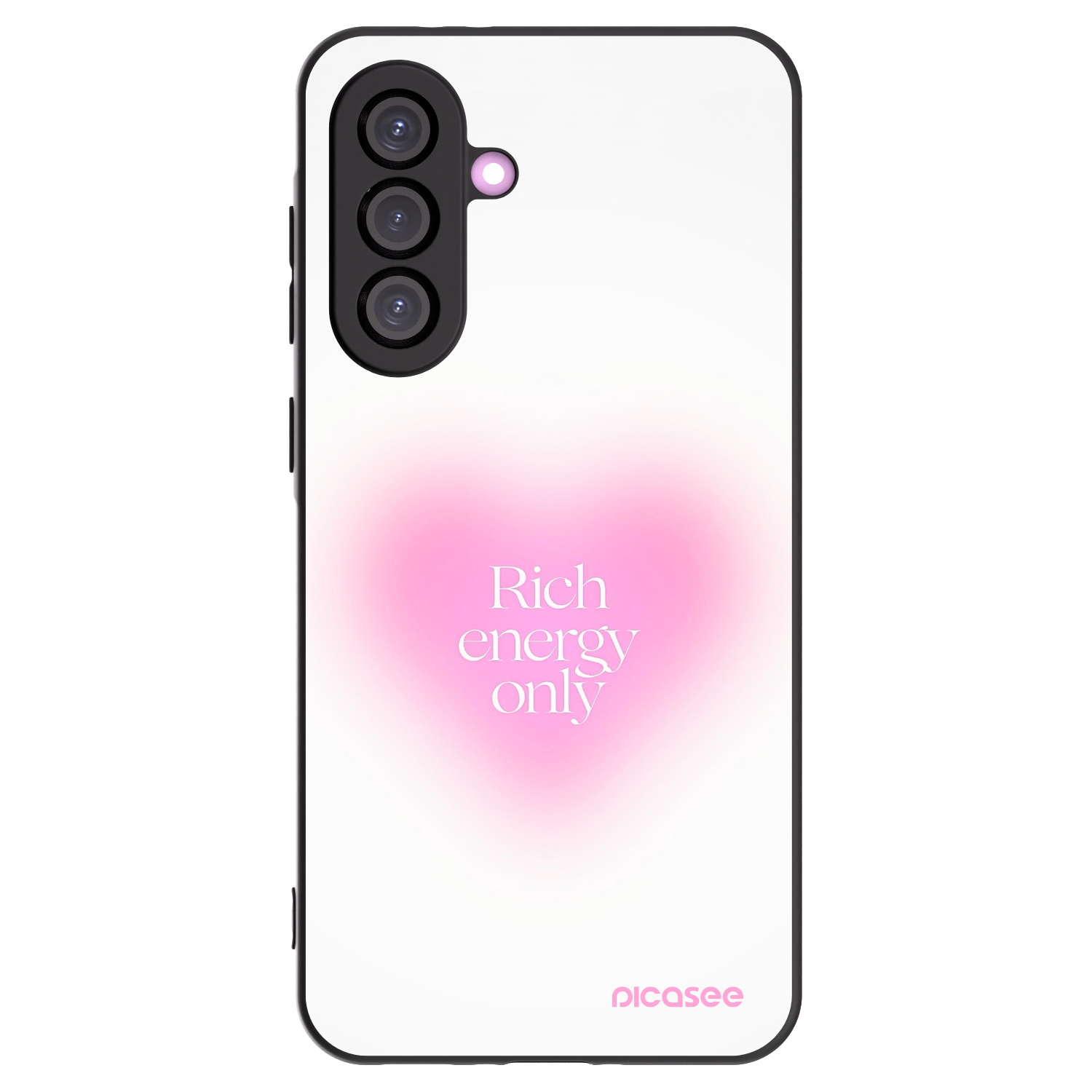 Picasee crna silikonska maskica za Samsung Galaxy A36 5G - Rich Energy