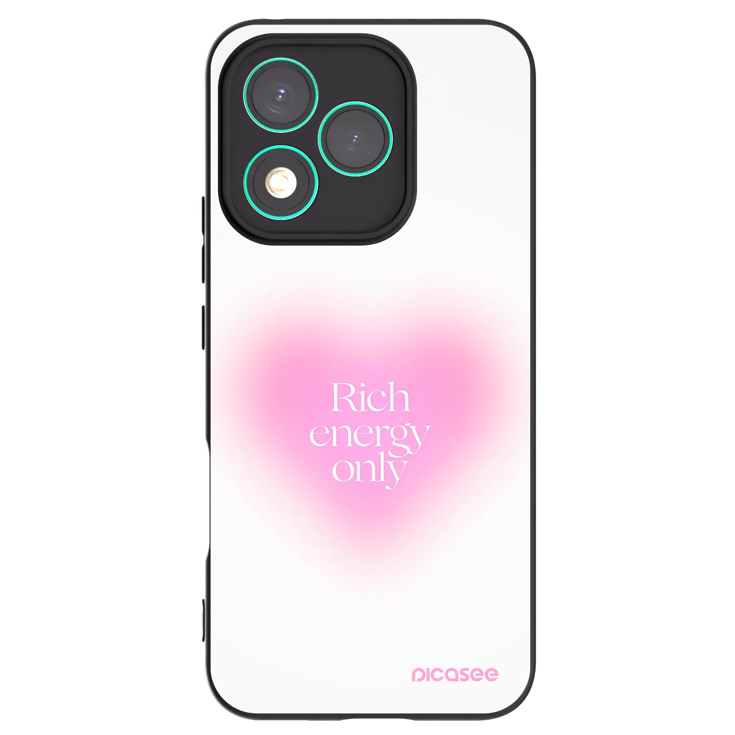 Picasee crna silikonska maskica za Honor 400 Lite 5G - Rich Energy