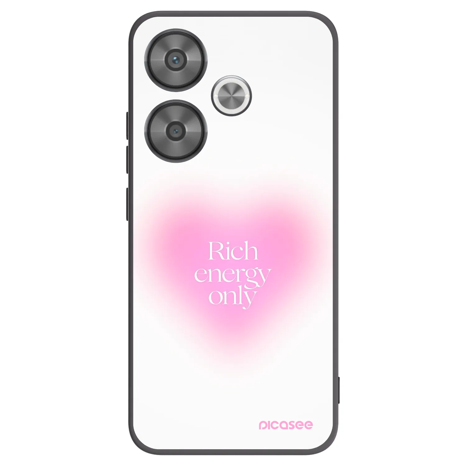 Picasee crna silikonska maskica za Xiaomi Poco F6 - Rich Energy