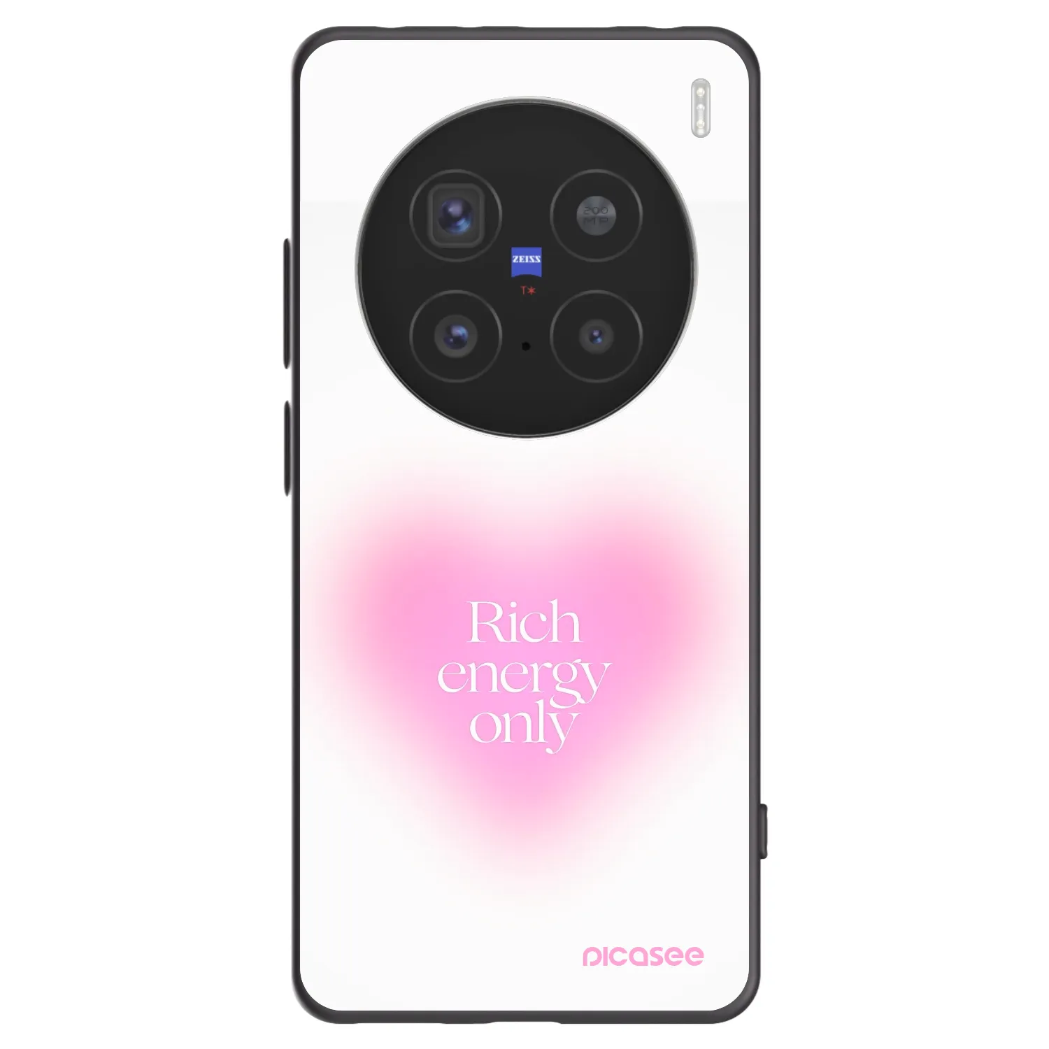 Picasee crna silikonska maskica za Vivo X200 Pro - Rich Energy