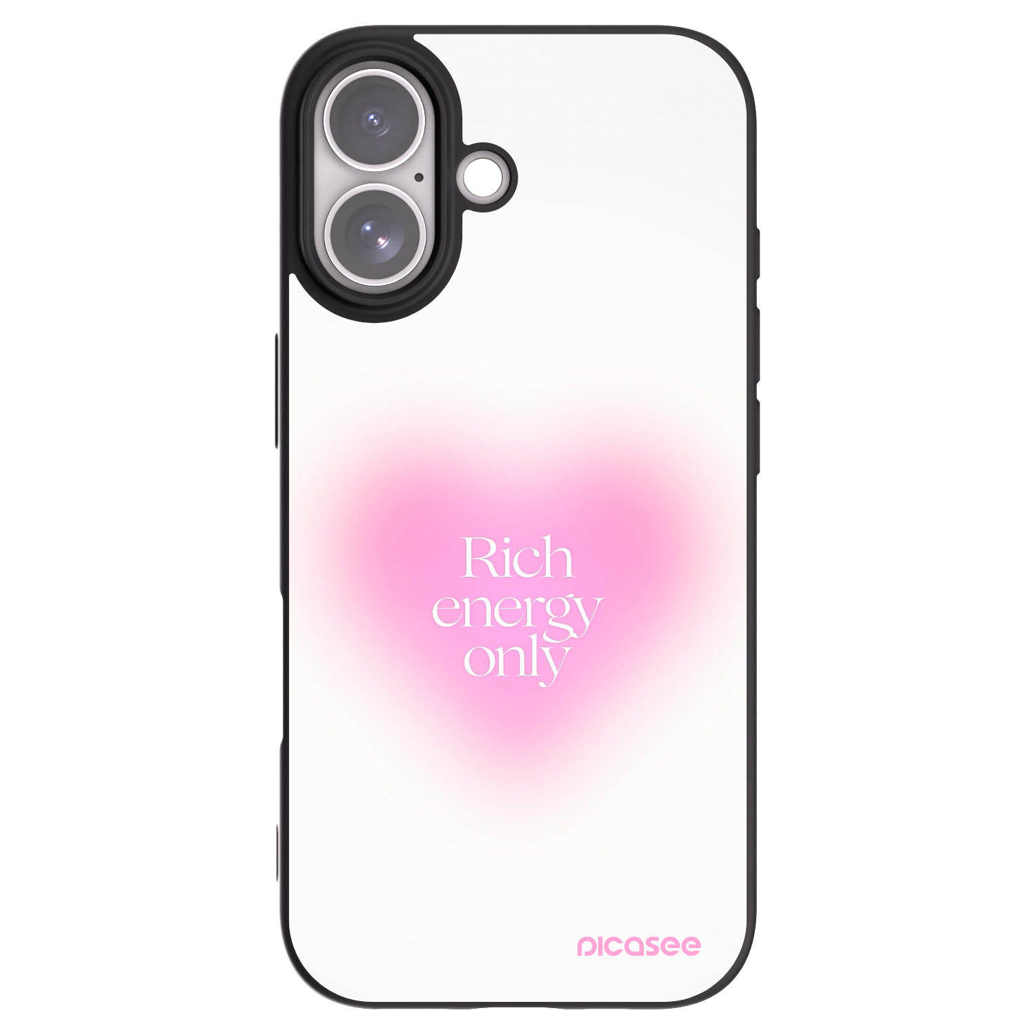 Picasee crna silikonska maskica za Apple iPhone 17 - Rich Energy