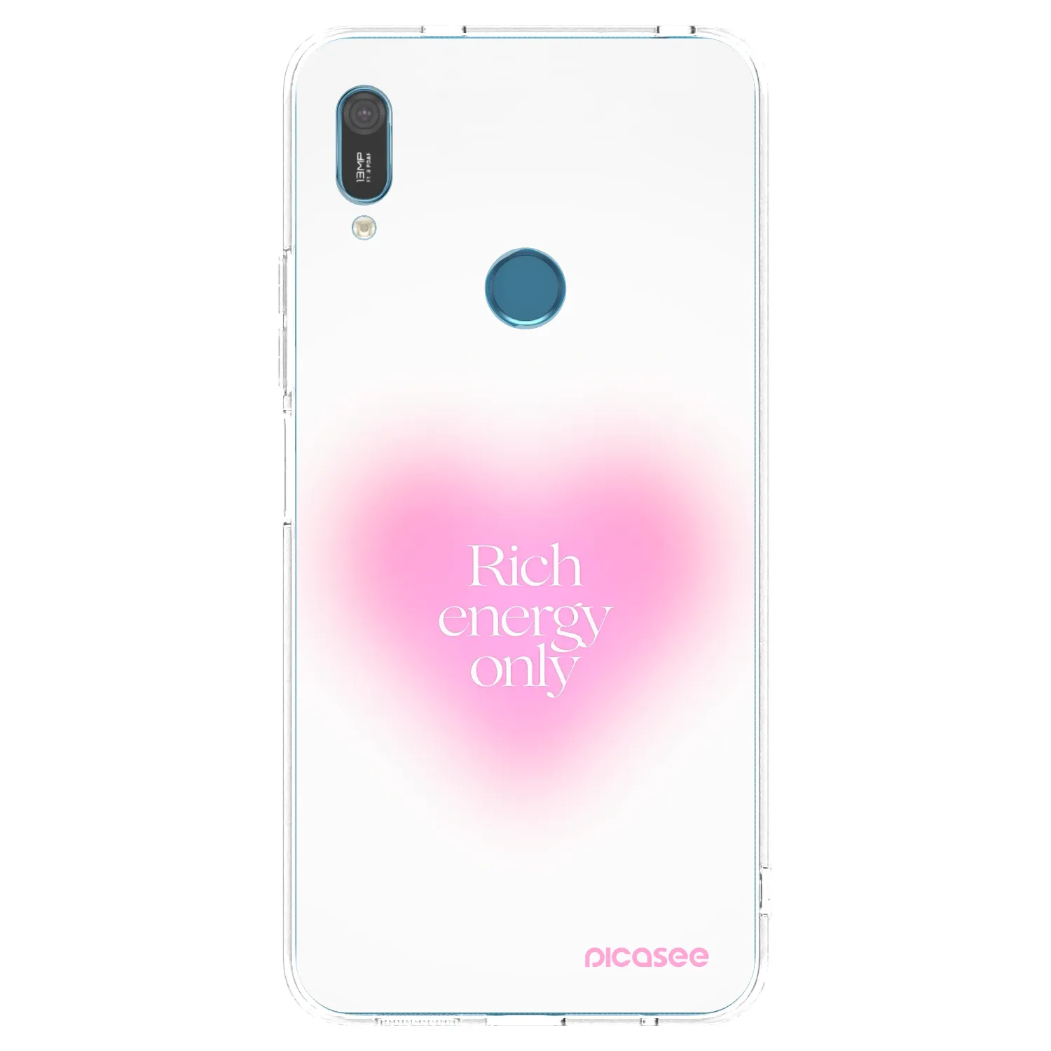 Picasee silikonska prozirna maskica za Huawei Y6 2019 - Rich Energy