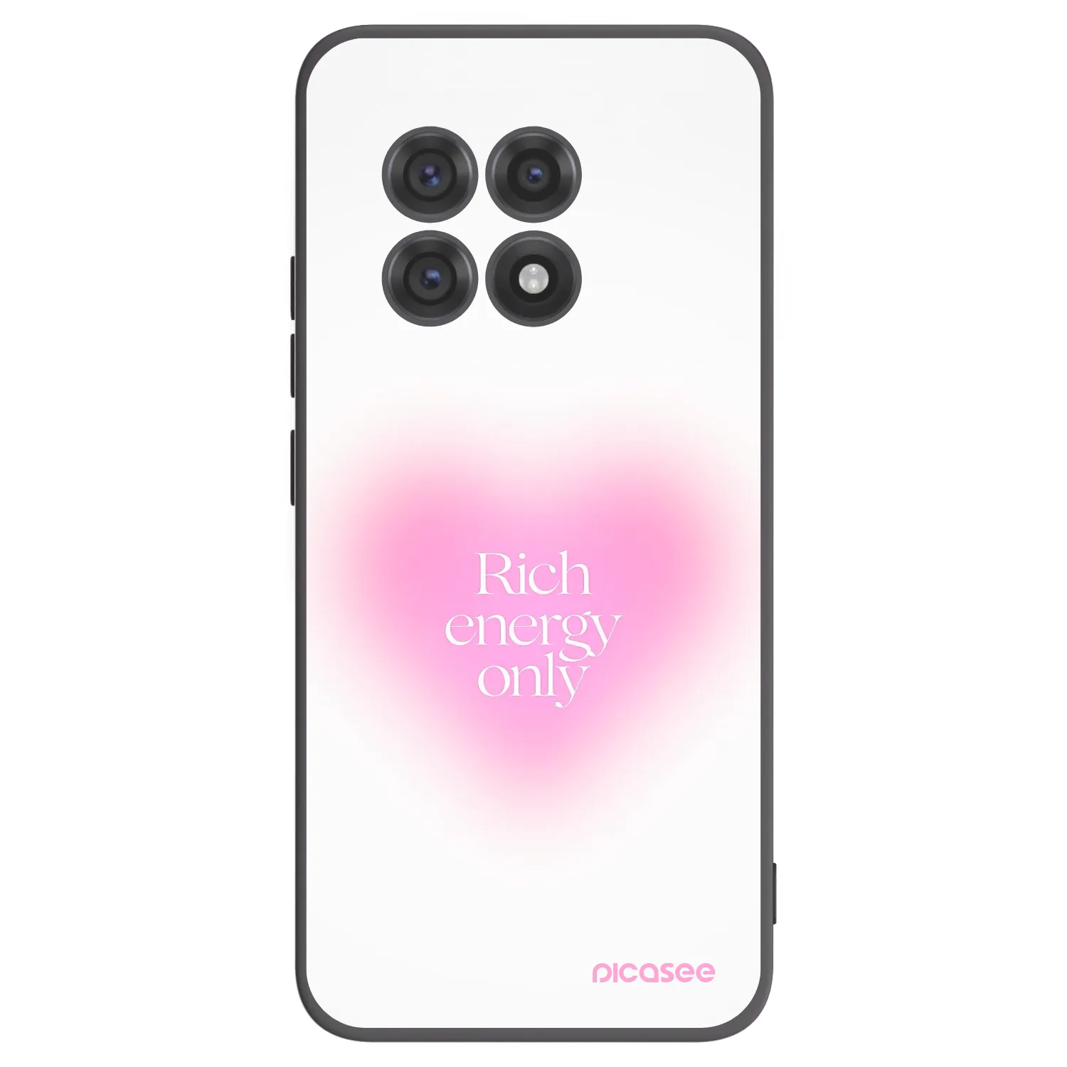 Picasee crna silikonska maskica za OnePlus 13R 5G - Rich Energy