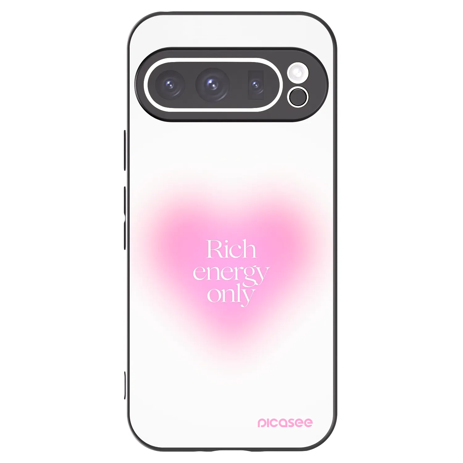 Picasee crna silikonska maskica za Google Pixel 9 Pro XL - Rich Energy