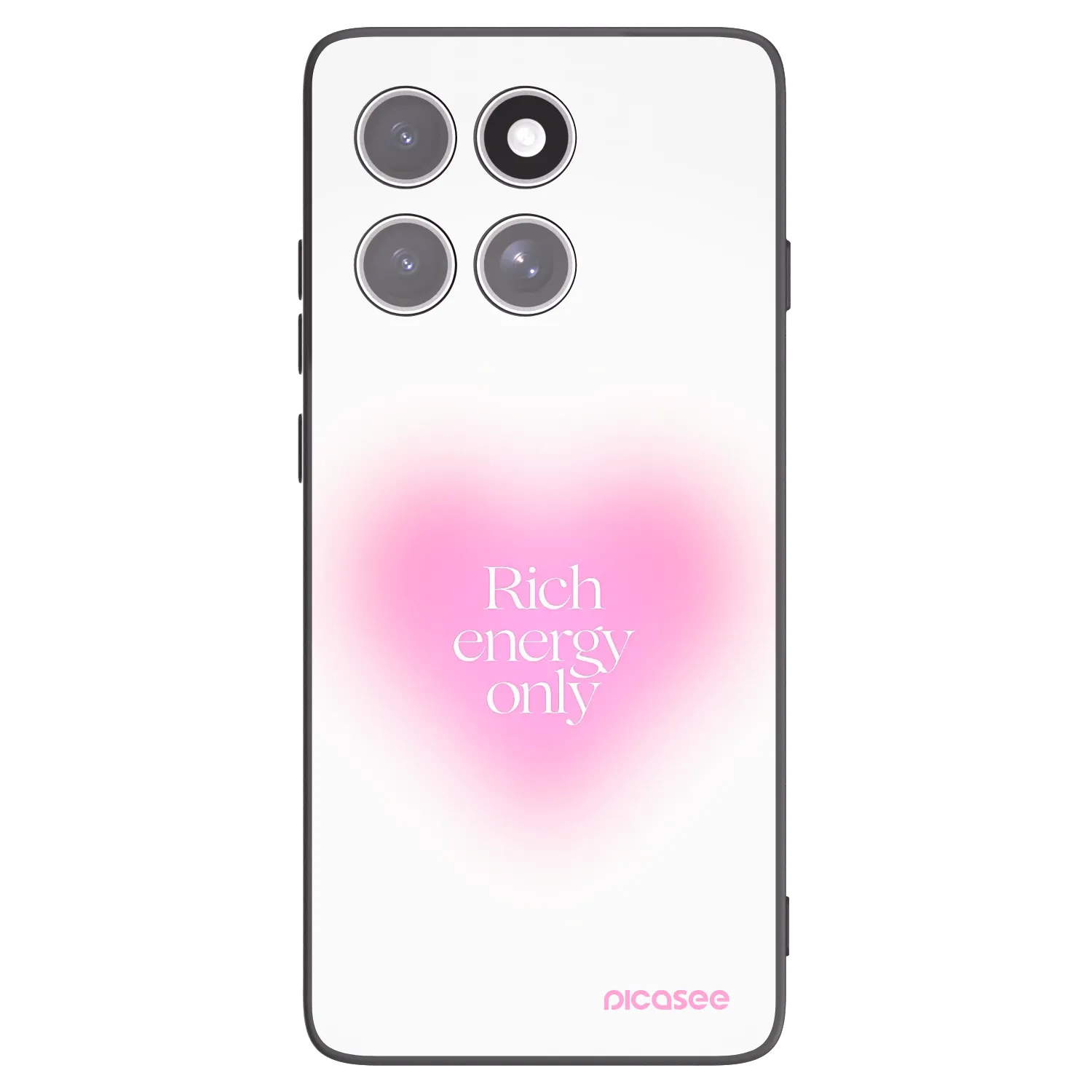 Picasee crna silikonska maskica za Motorola Edge 60 Fusion - Rich Energy