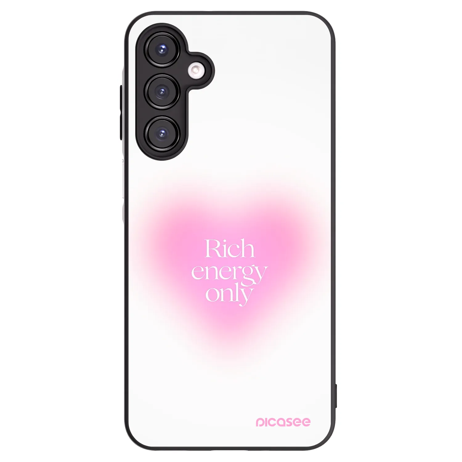 Picasee crna silikonska maskica za Samsung Galaxy A16 4G - Rich Energy