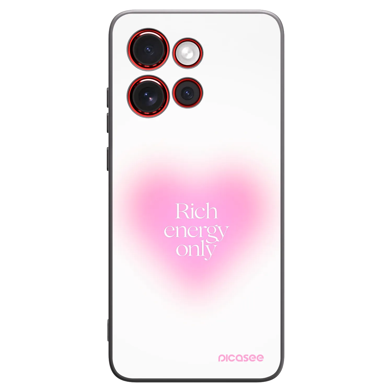 Picasee crna silikonska maskica za Motorola Edge 60 Neo 5G - Rich Energy