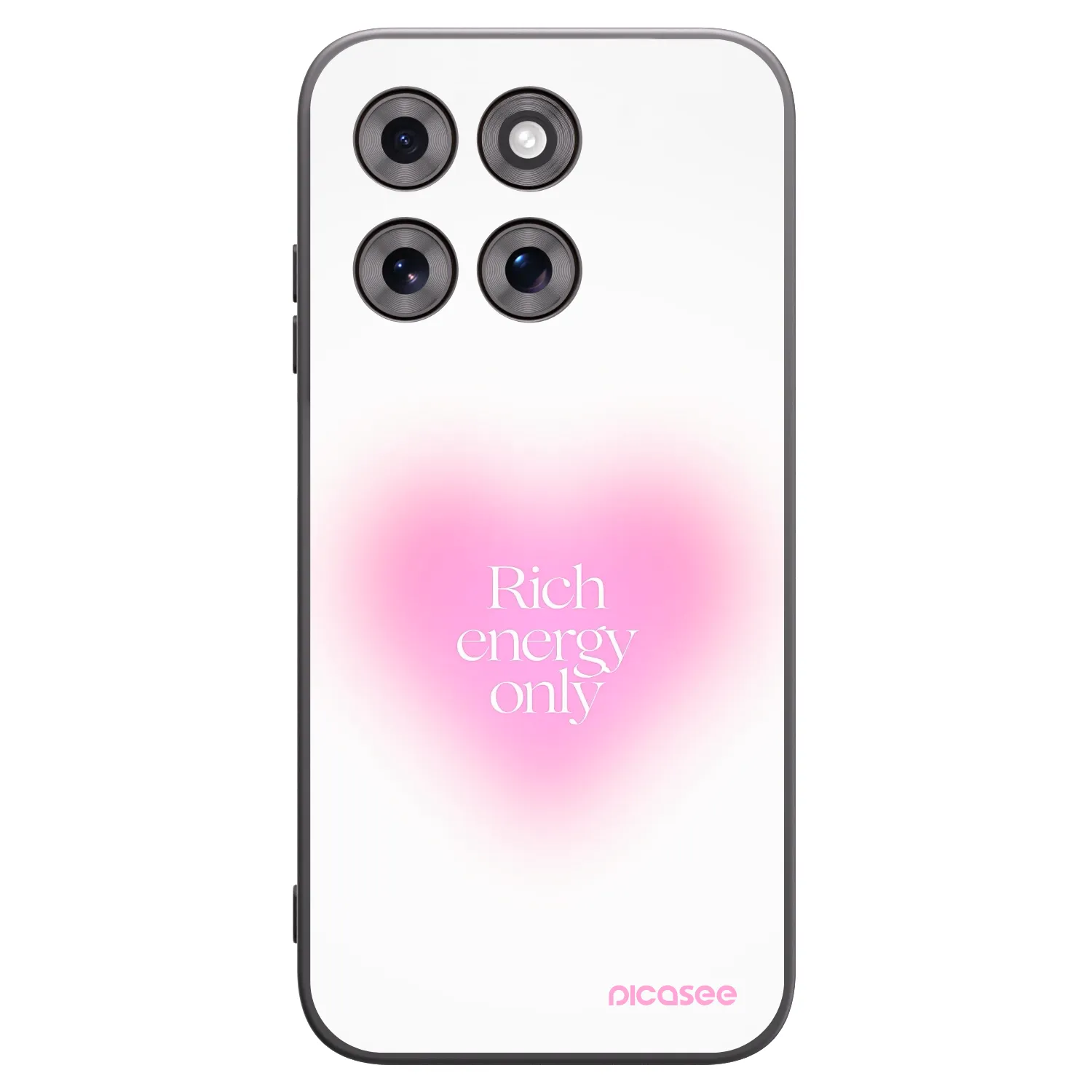 Picasee crna silikonska maskica za Motorola Moto G77 - Rich Energy