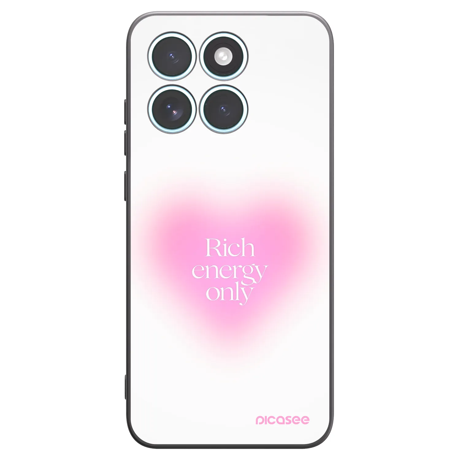 Picasee crna silikonska maskica za Motorola Edge 70 Fusion - Rich Energy
