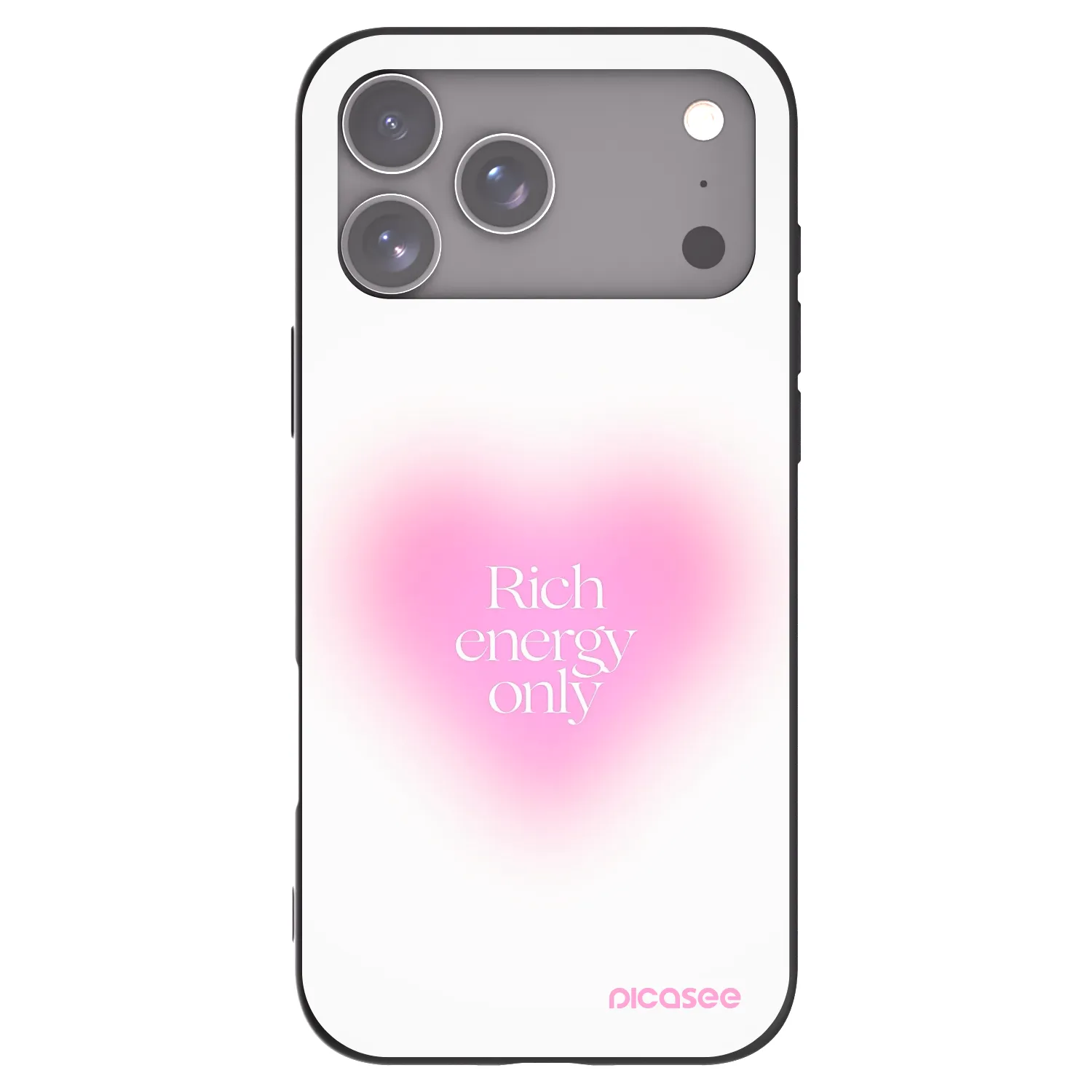 Picasee crna silikonska maskica za Apple iPhone 18 Pro Max - Rich Energy