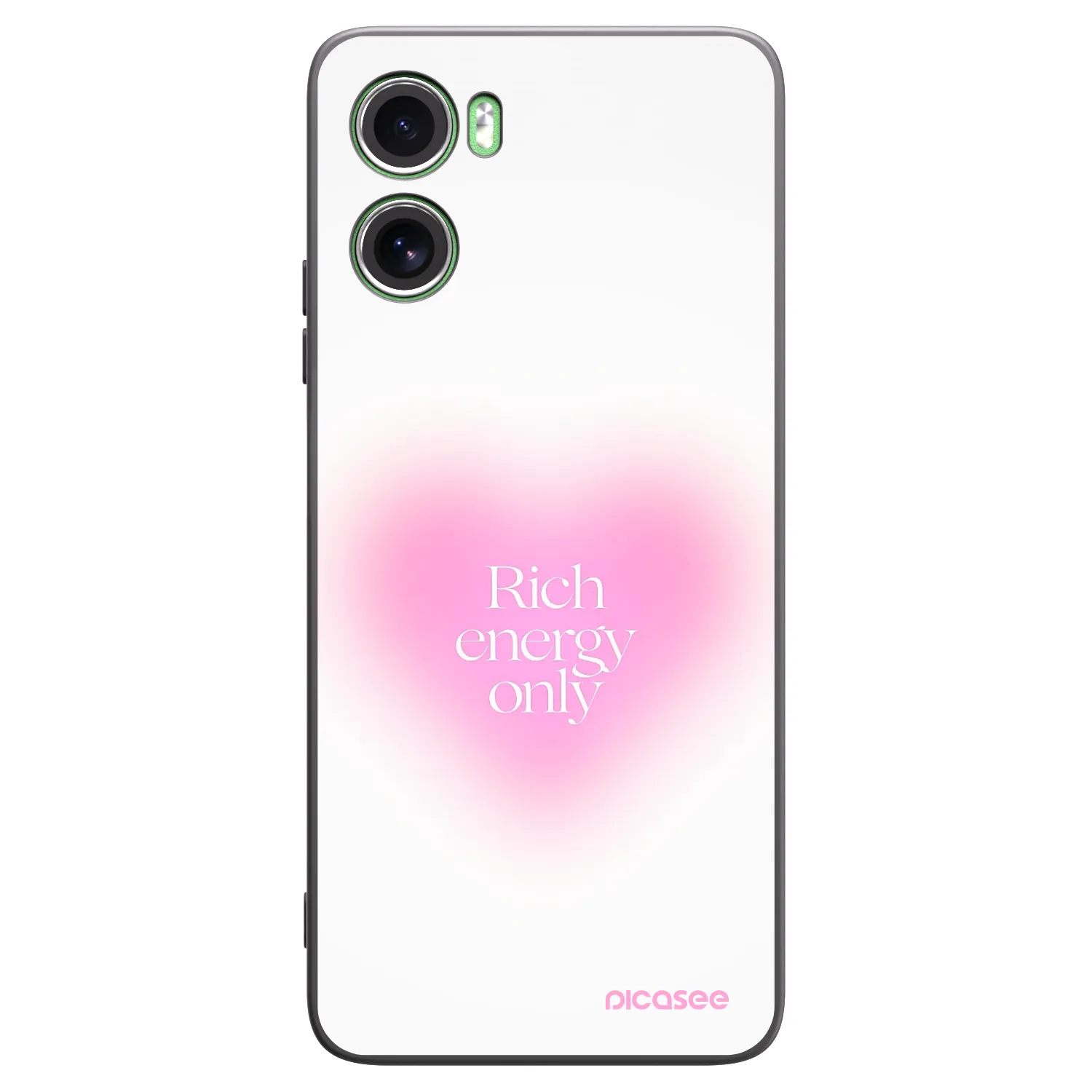 Picasee crna silikonska maskica za Motorola Moto G06 - Rich Energy
