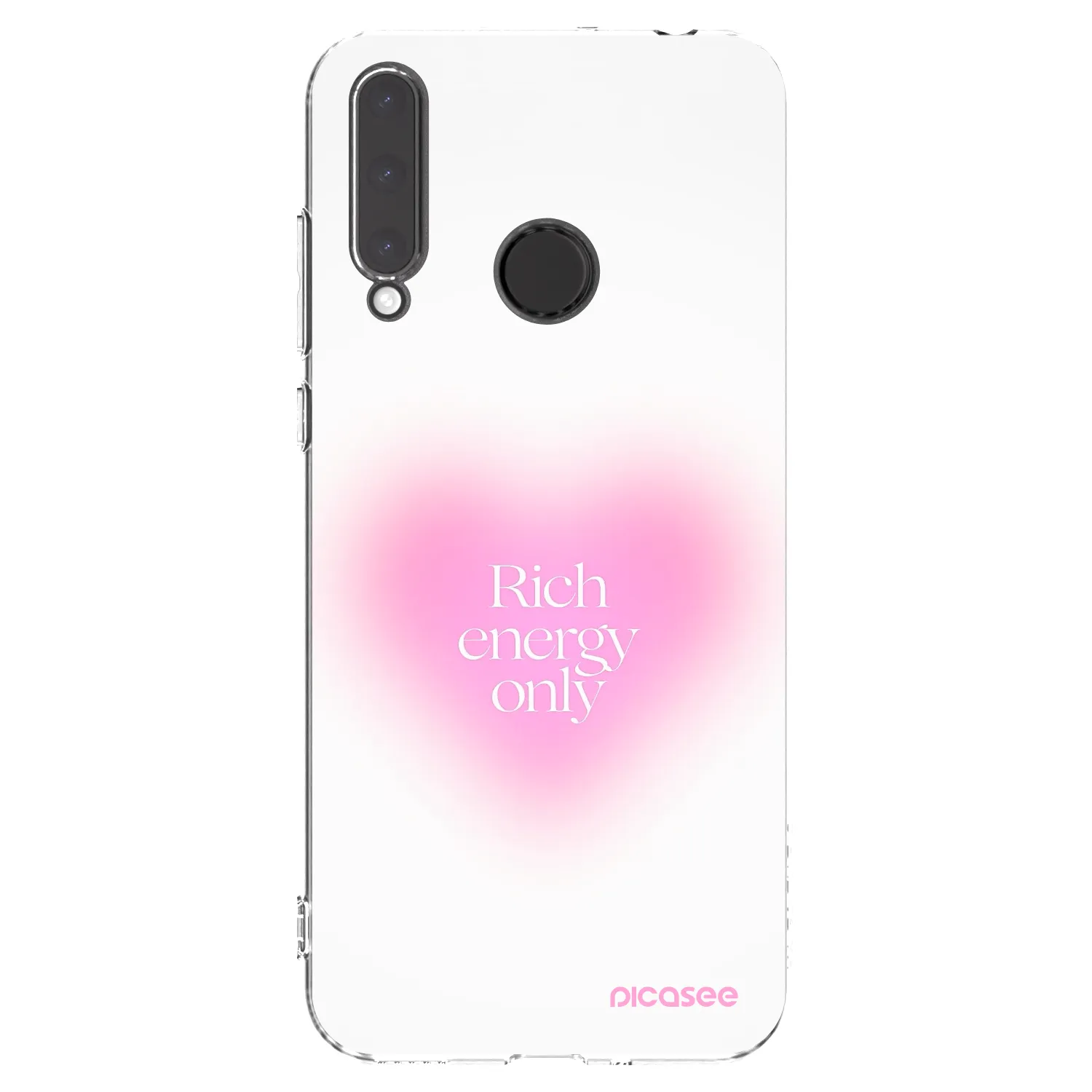 Picasee silikonska prozirna maskica za Honor 20 Lite - Rich Energy