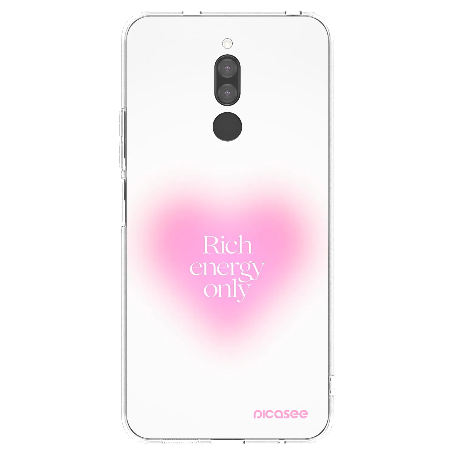 Picasee silikonska prozirna maskica za Xiaomi Redmi 8 - Rich Energy