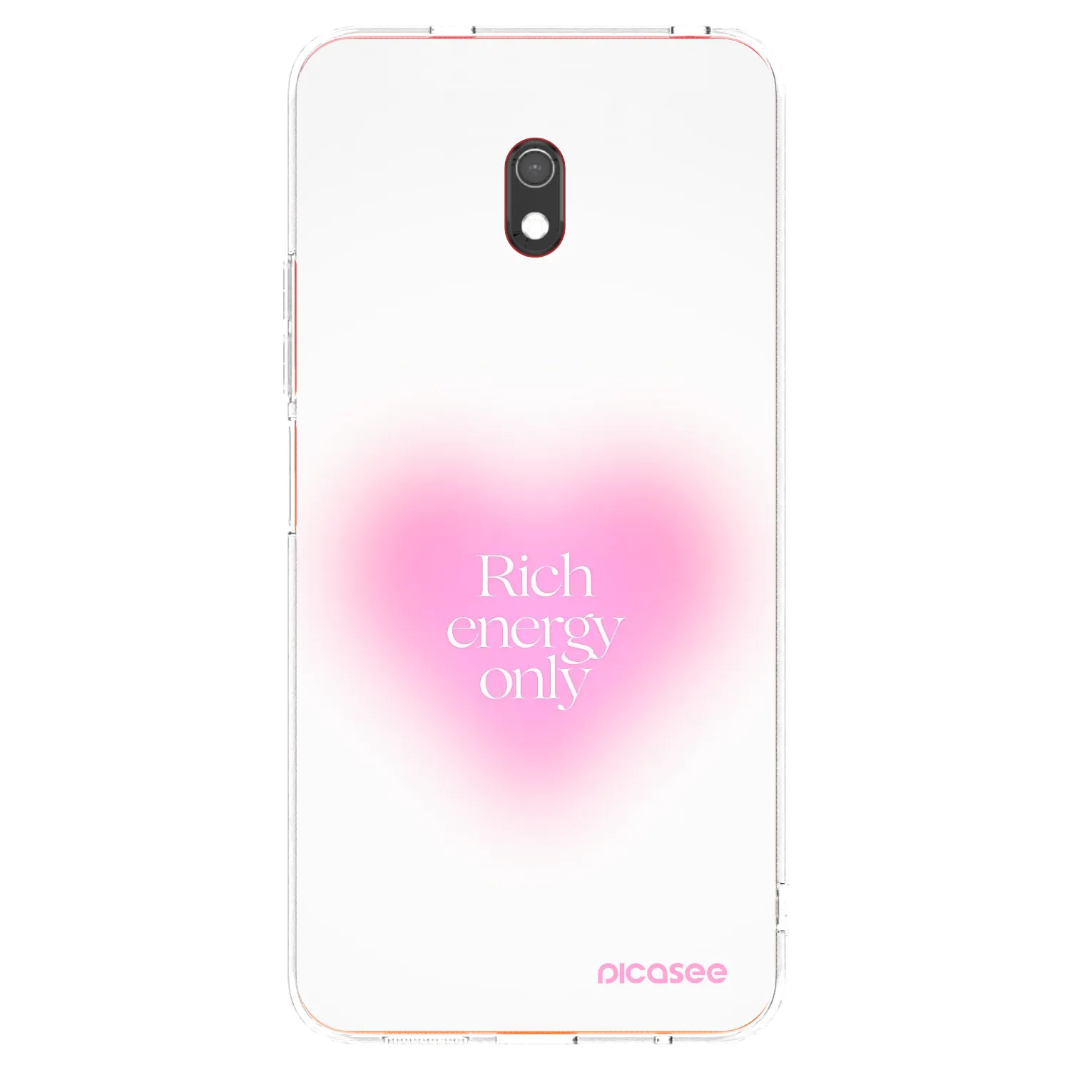 Picasee silikonska prozirna maskica za Xiaomi Redmi 8A - Rich Energy