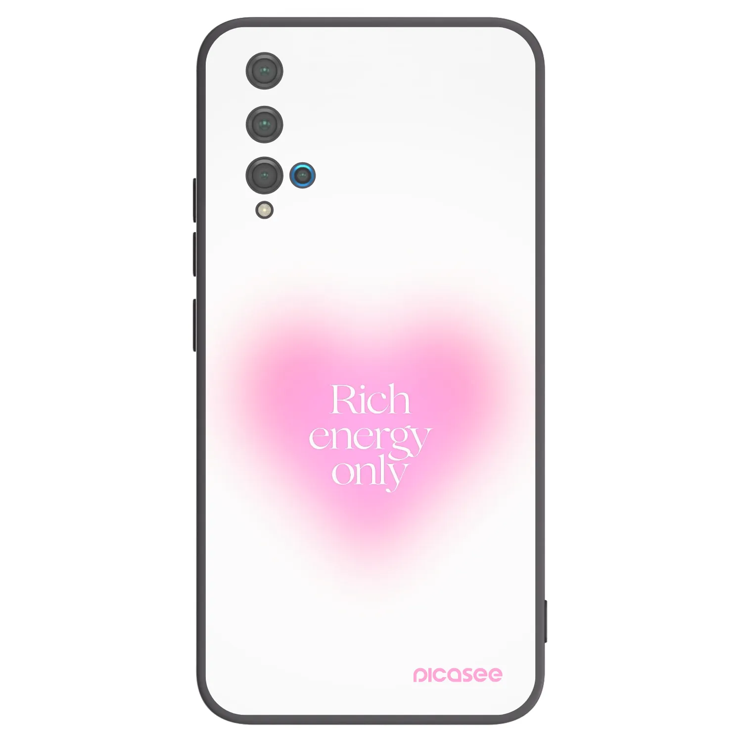 Picasee crna silikonska maskica za Huawei Nova 5T - Rich Energy