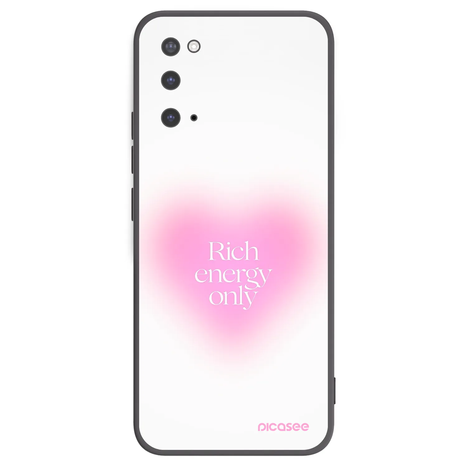 Picasee crna silikonska maskica za Samsung Galaxy S20 G980F - Rich Energy