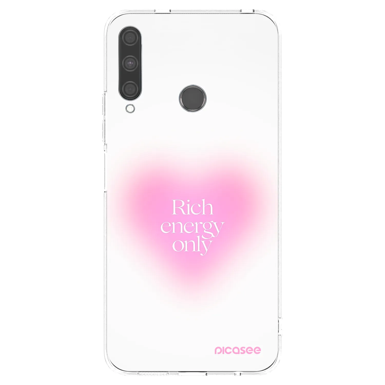 Picasee silikonska prozirna maskica za Huawei P40 Lite E - Rich Energy